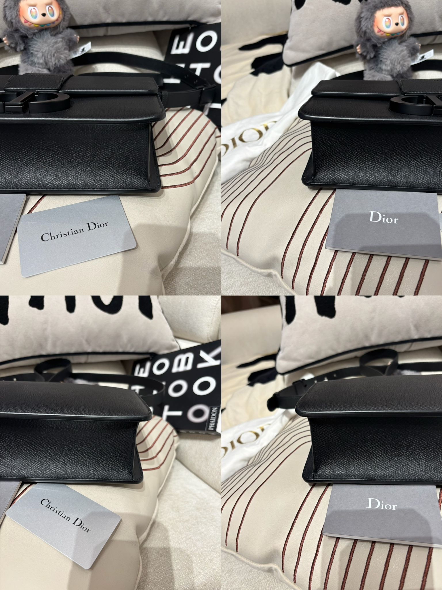 未使用品 Dior 30 Montaigne so black 粒面牛皮 100%Authentic ,未使用品  ✅ certificate ✅塵袋✅BOX