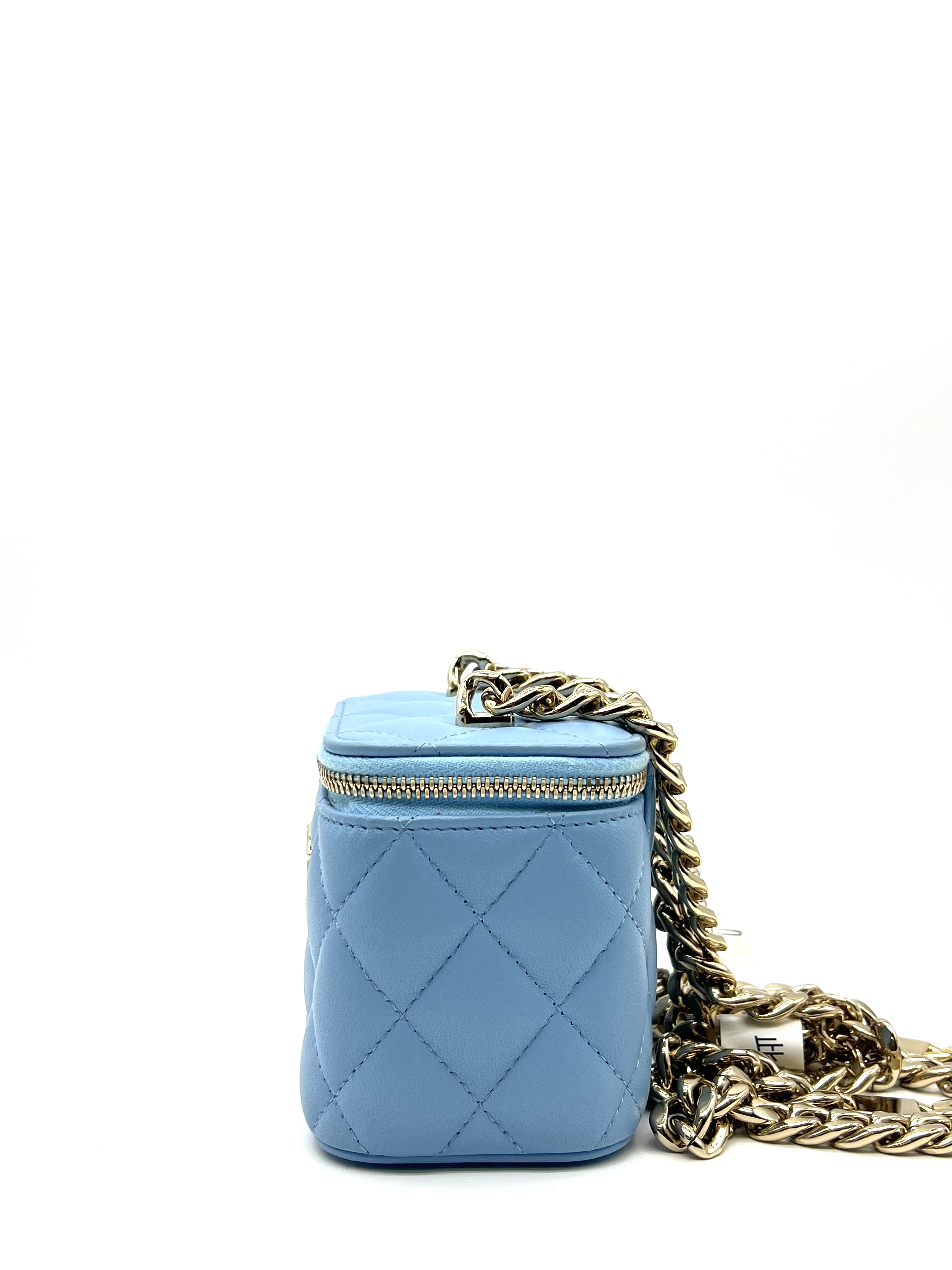 Pre-Owned CHANEL Tiffany Blue Vanity Case / Product Code: 36050610