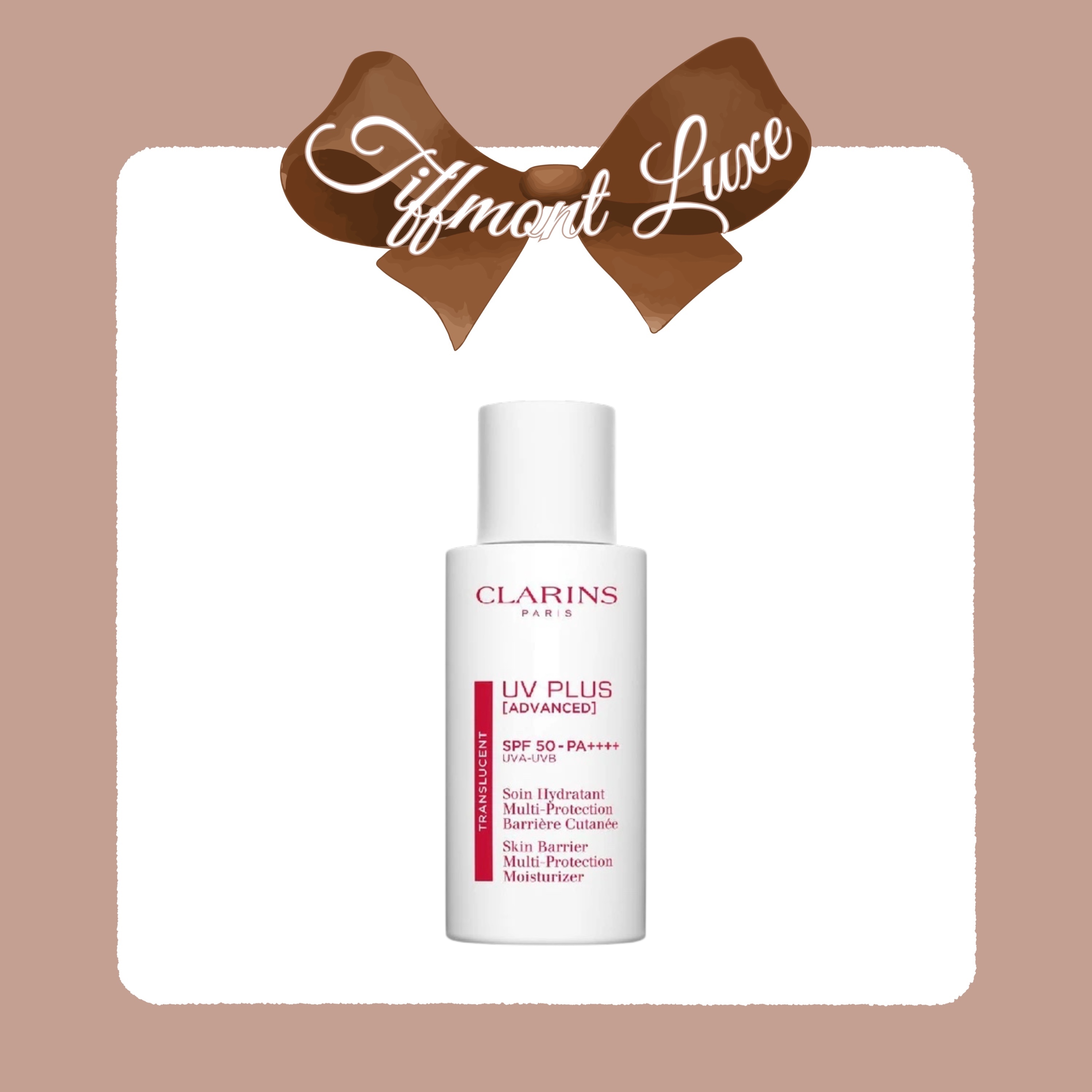 Clarins 抗污染透白防曬霜 SPF50 / PA+++