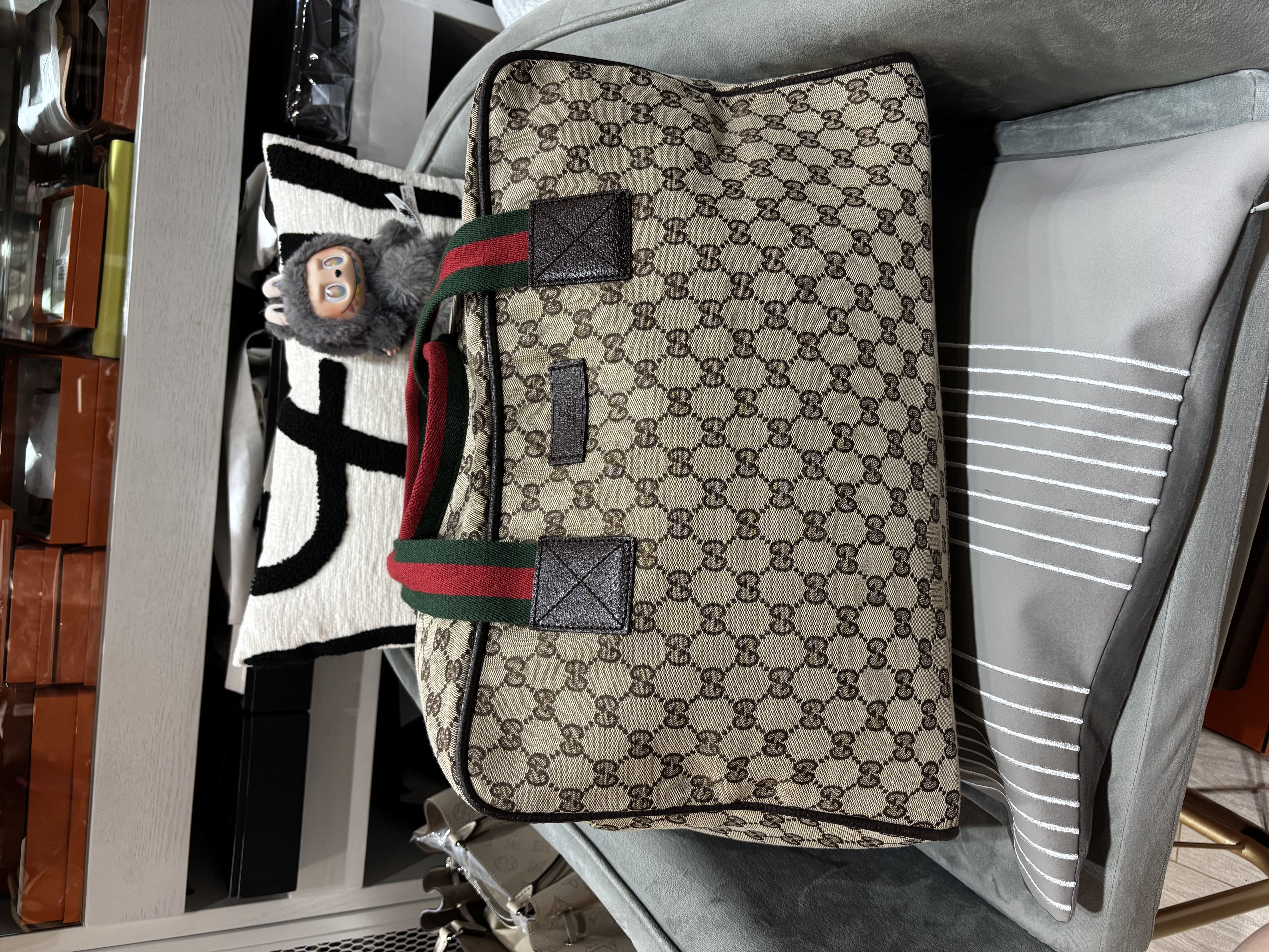 Gucci travel bag boston 100%Authentic, 95%new 