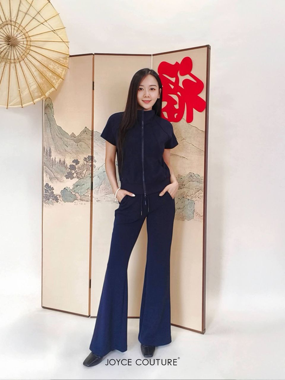 罗纹高领外套 T0776