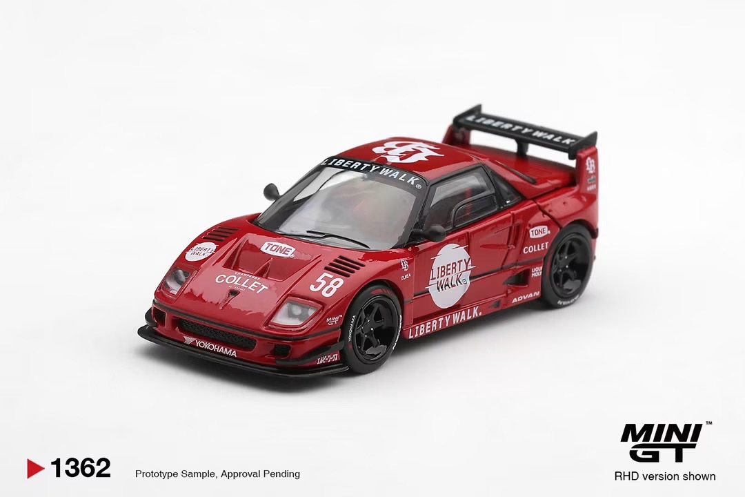 (預訂 Pre Order) Mini GT ( MGT01362-R ) Mazda AZ-1 Liberty Walk LB40 LB-Hinomaru Red