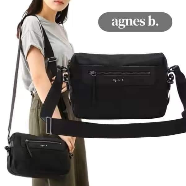 【現貨】Agnes b百搭休閒男女斜挎包