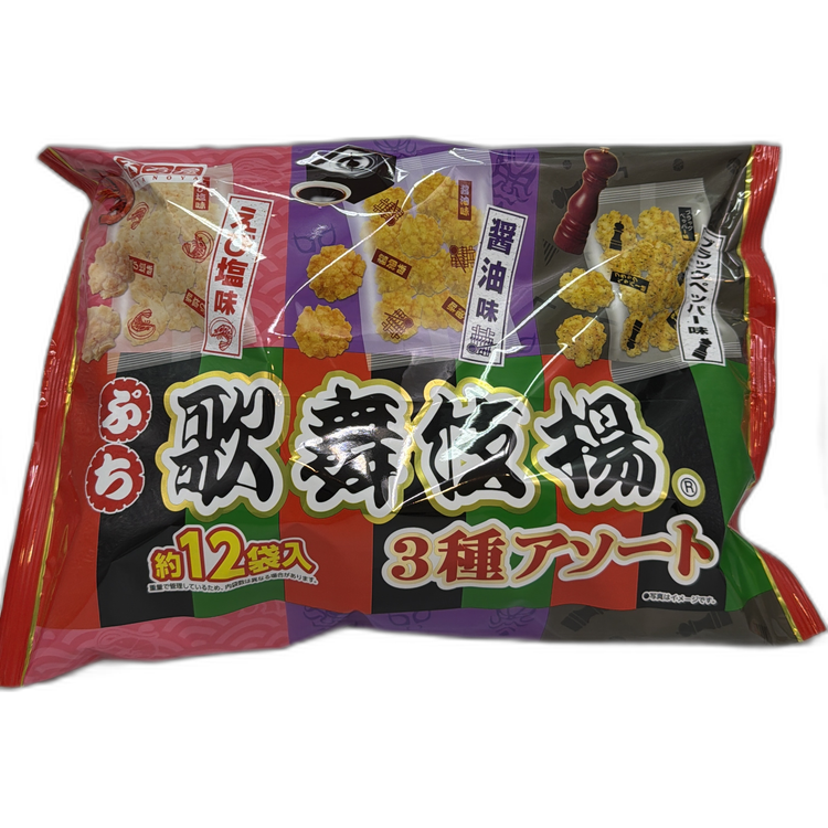 迷你歌舞伎揚 3種口味禮包