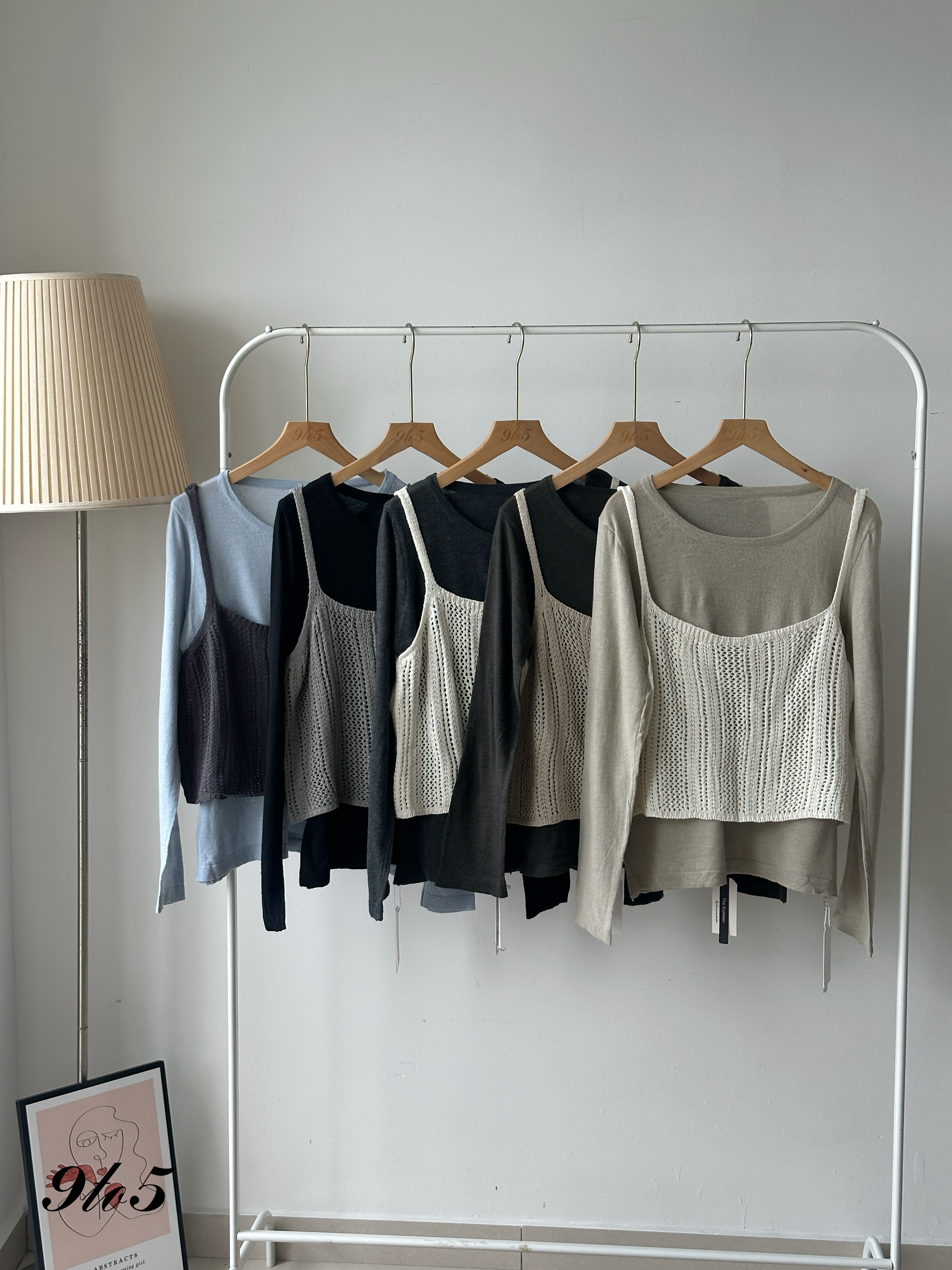 T4099 Two-Piece Knit Top - 5 Colors 