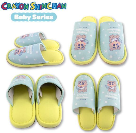 日本直送 蠟筆小新聯名寶寶拖鞋 - 1對 - 現貨
