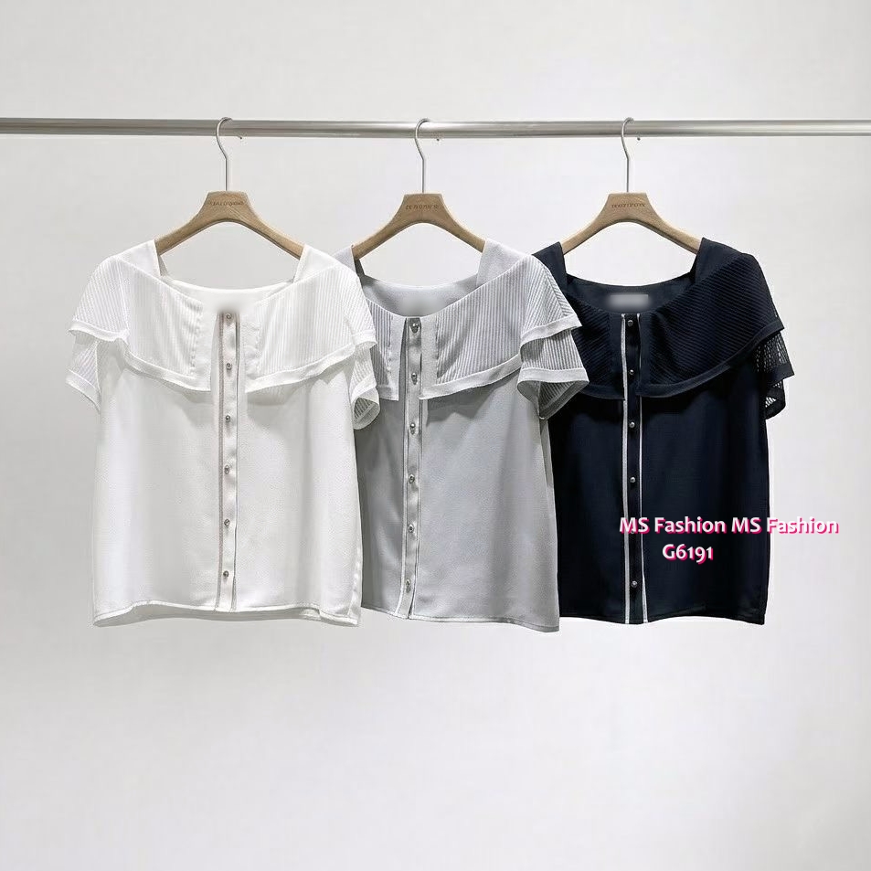 G6191 韓國🇰🇷高質靚料ruffle top