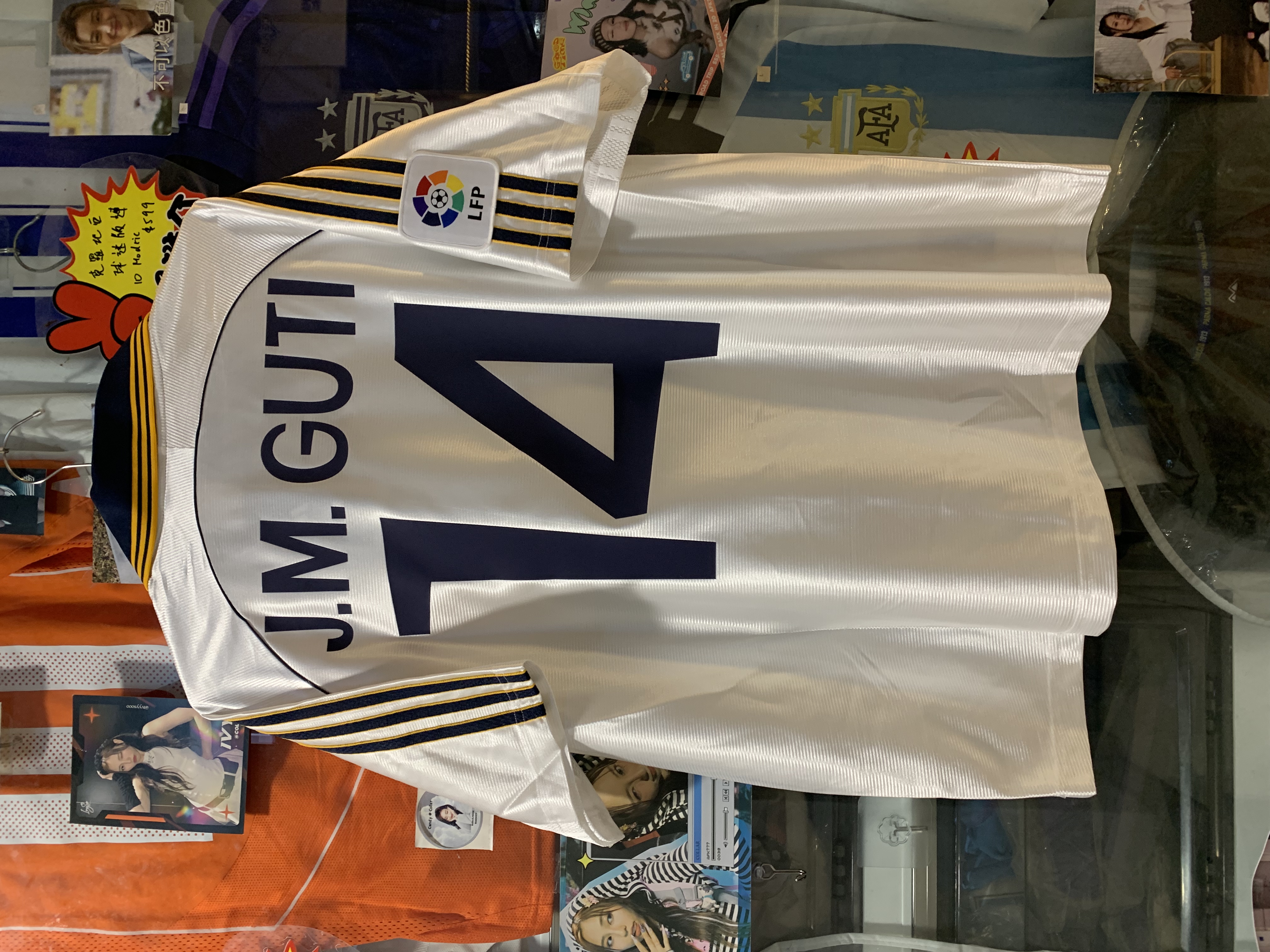 1998-00 皇馬 皇家馬德里 復刻 主場 短袖 連 DIY 字章 Real Madrid adidas Reissue Home Shirt with DIY printing & badge