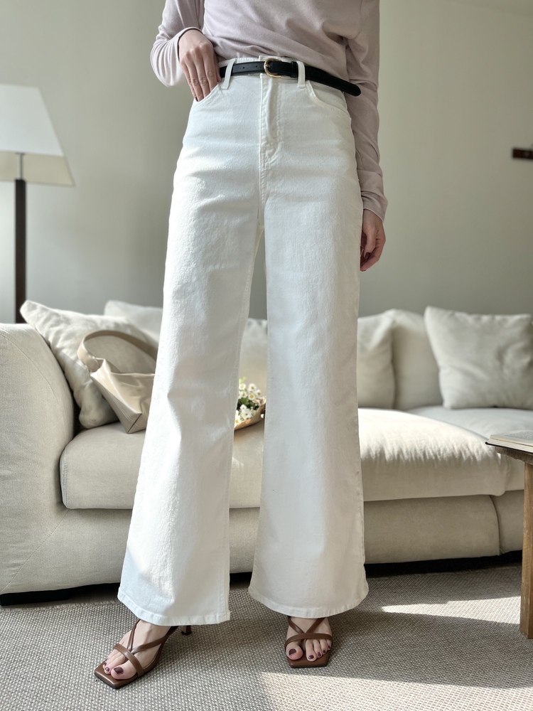 White Flared Jeans