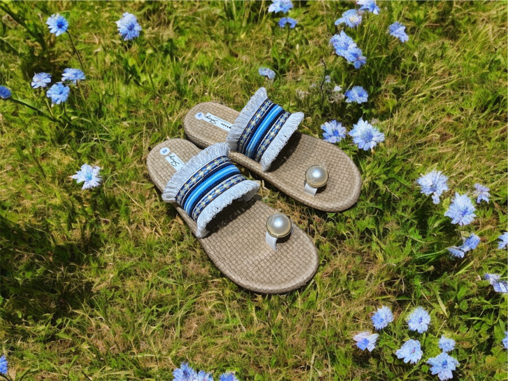 泰國直送 泰國人手製作涼鞋珍珠款式系列