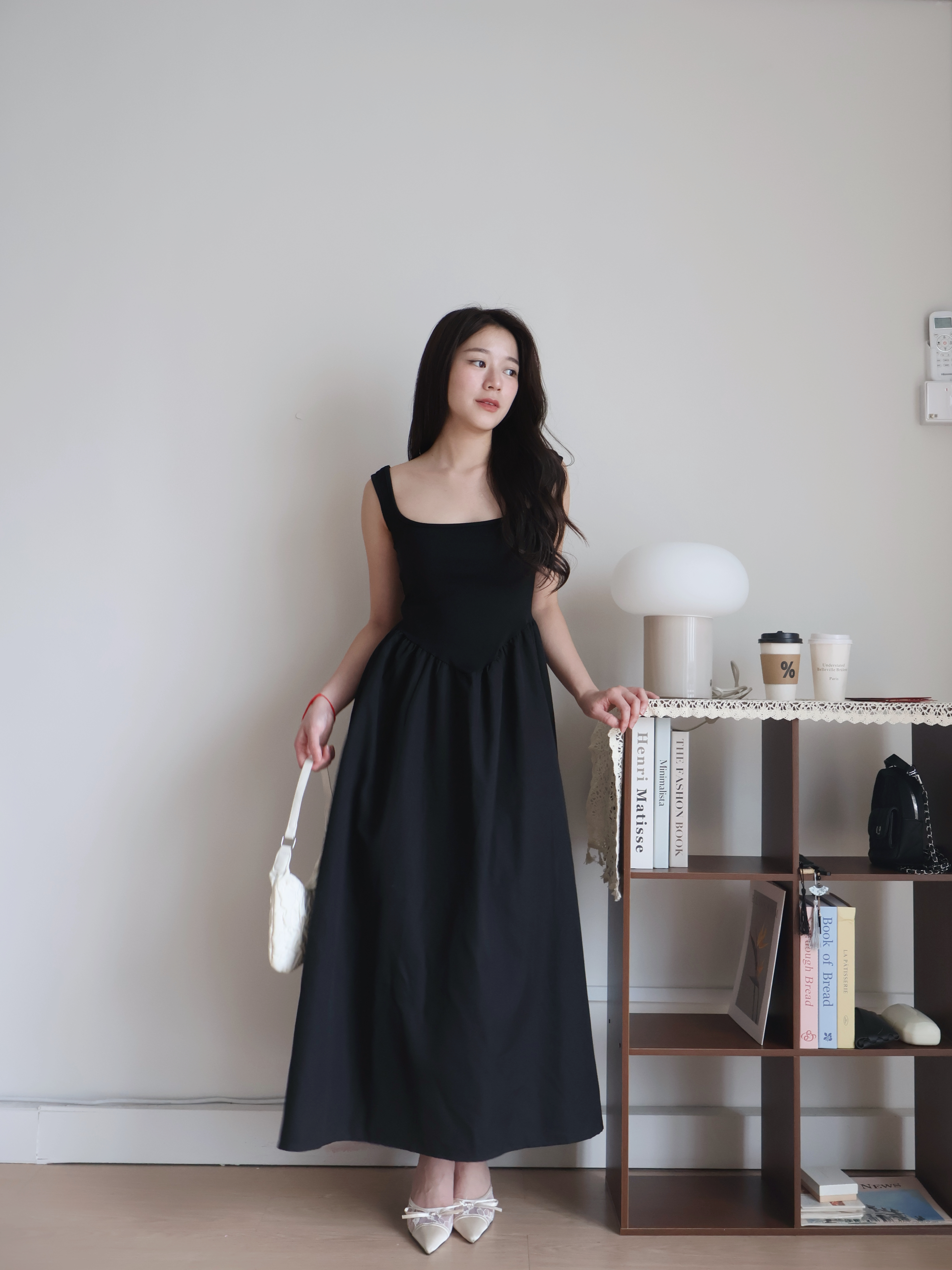 SL35 Black Maxi Dress