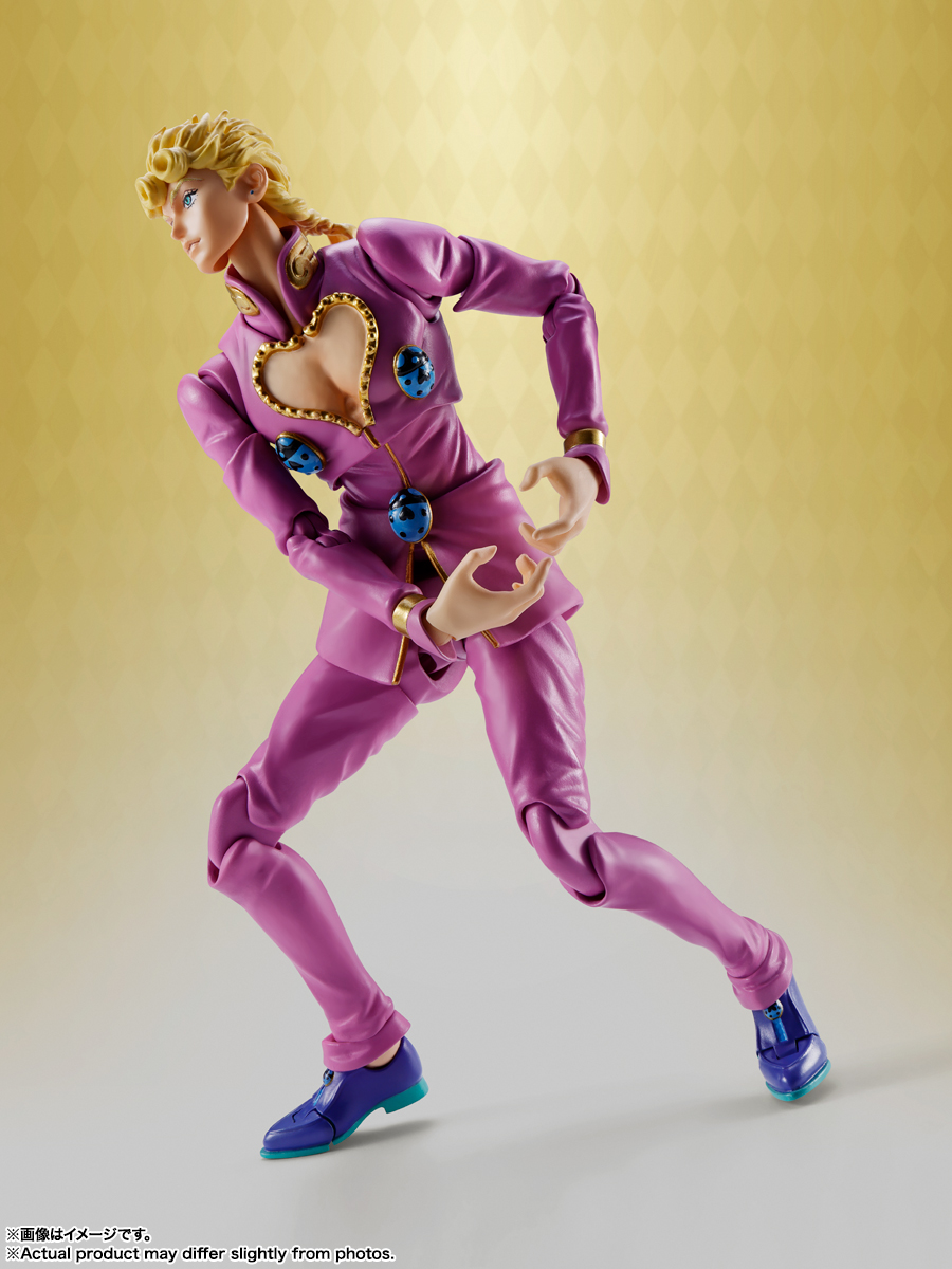 (預訂訂金 $200) (總價 $462) Bandai S.H.Figuarts JOJO的奇妙冒險 喬魯諾·喬巴拿 (行版) SHF Giorno Giovanna