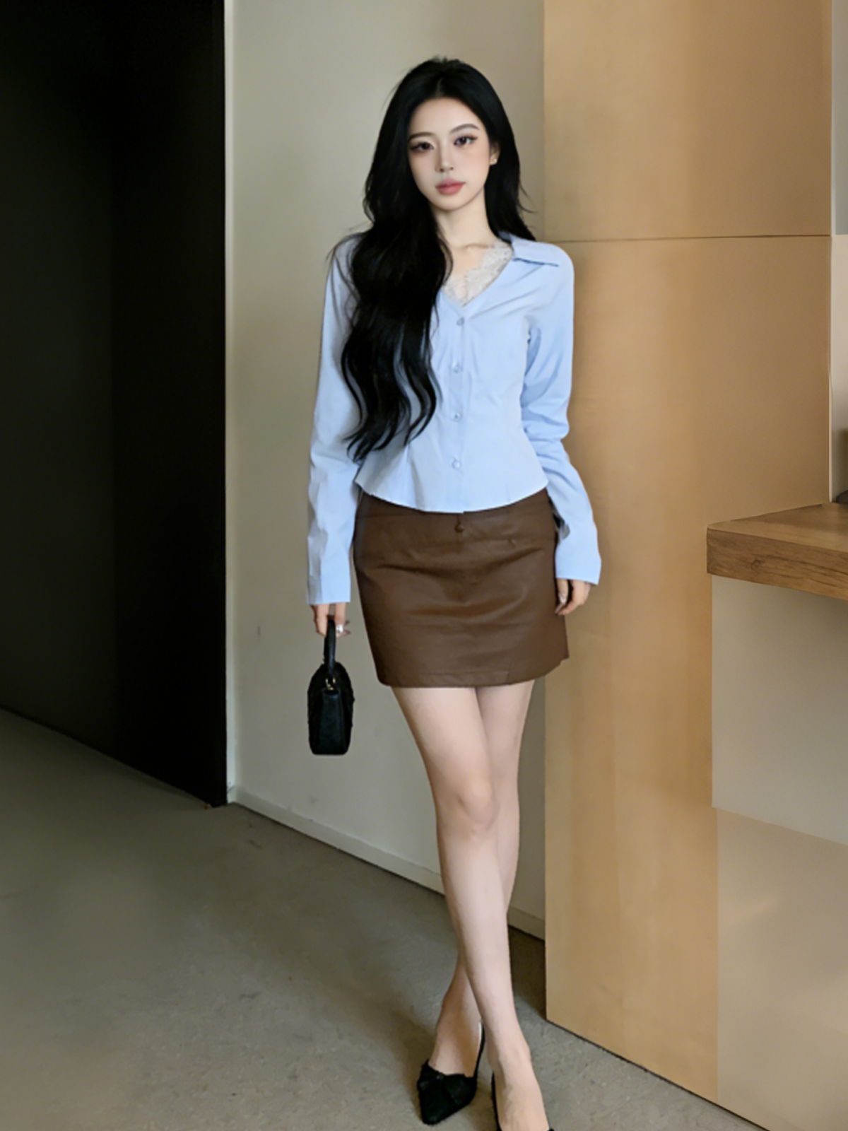 Eloria Long Sleeve Shirt Top M162