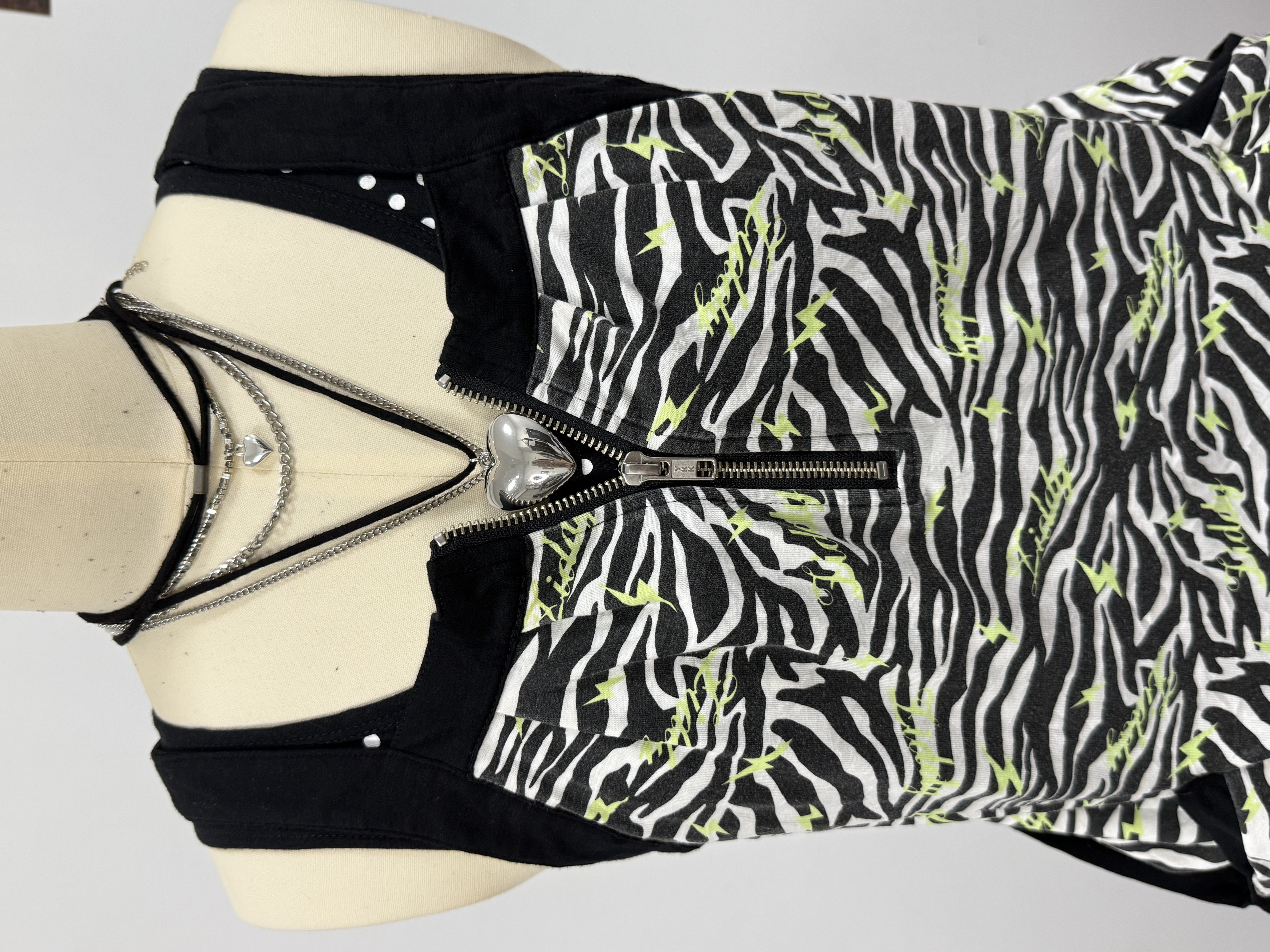 Zebra Lightning Dress