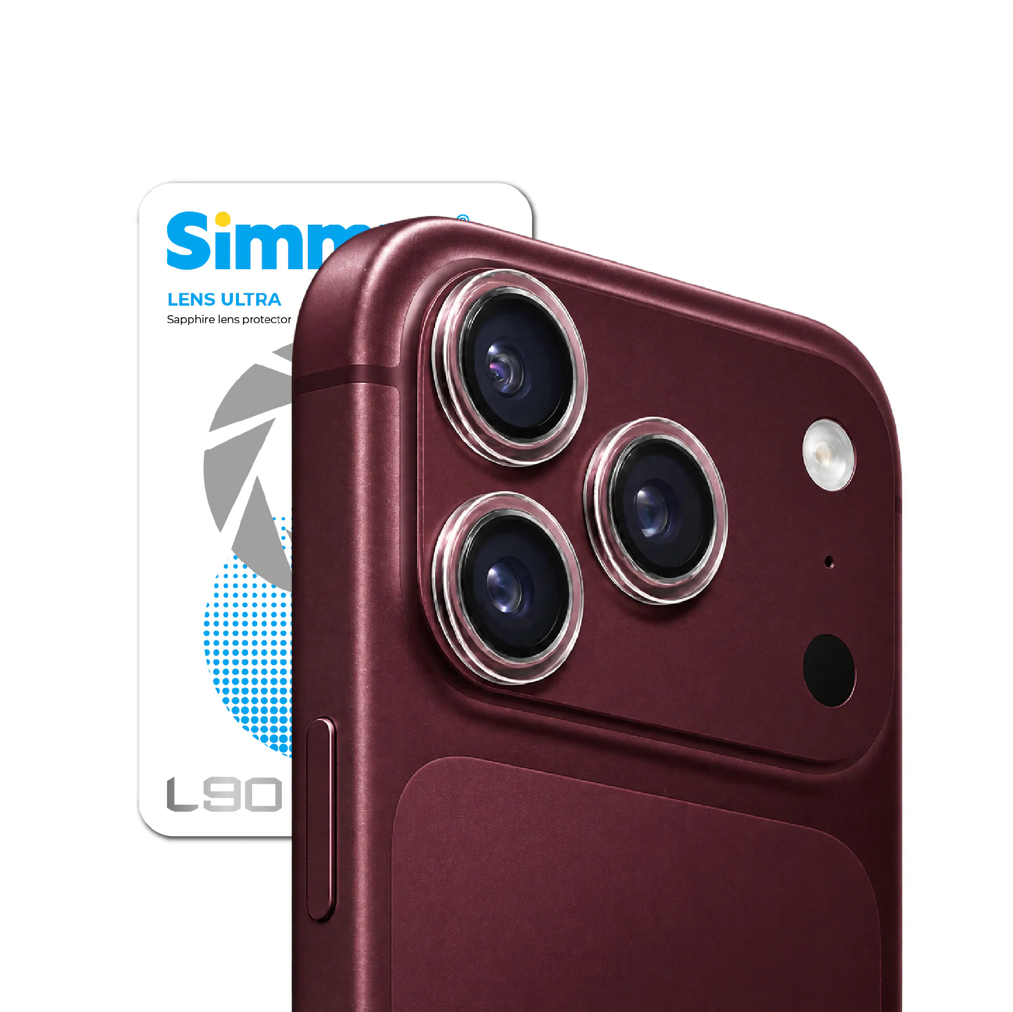 Simmpo L-90 幻晶藍寶石鏡頭貼
