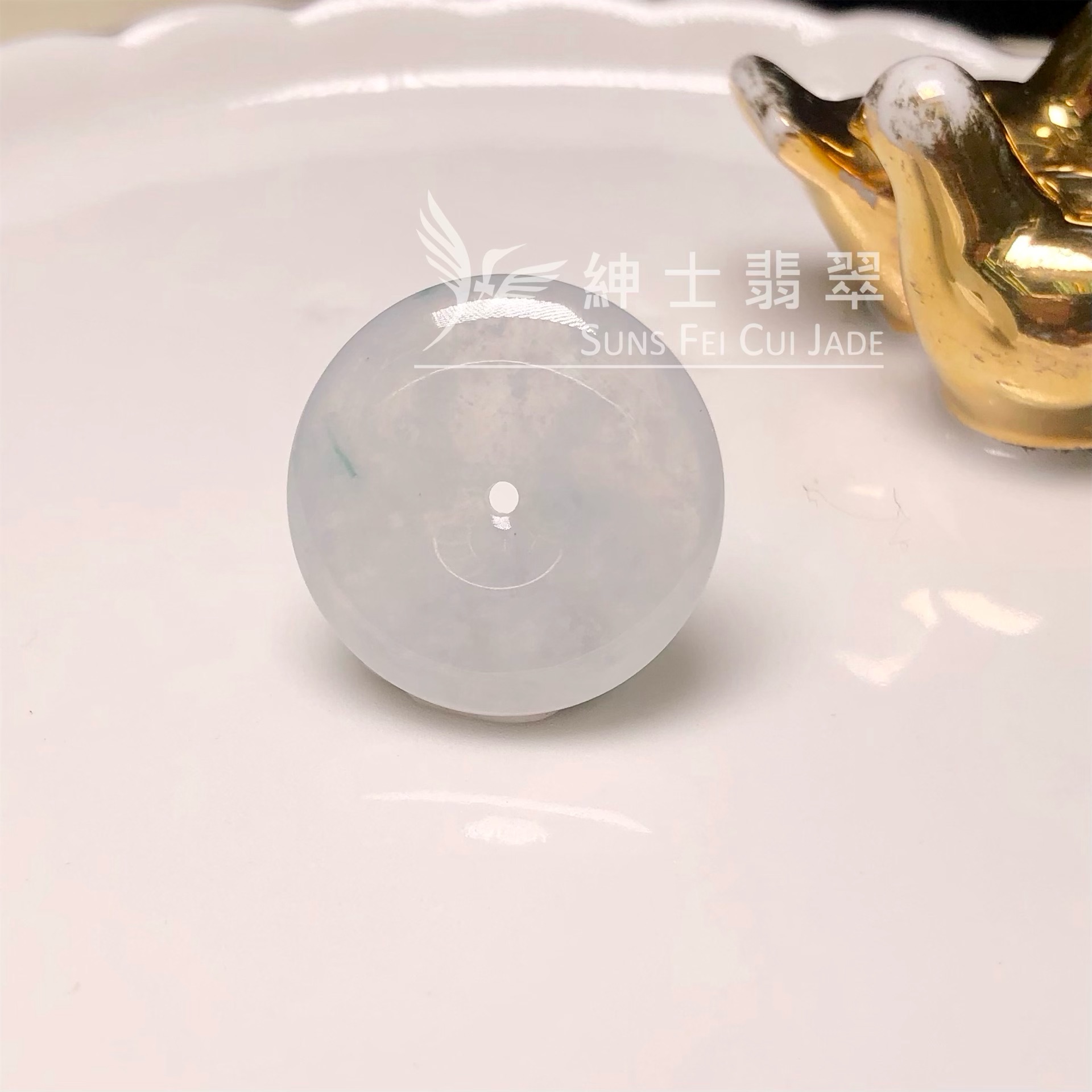 #YK00026 冰種飄花平安扣