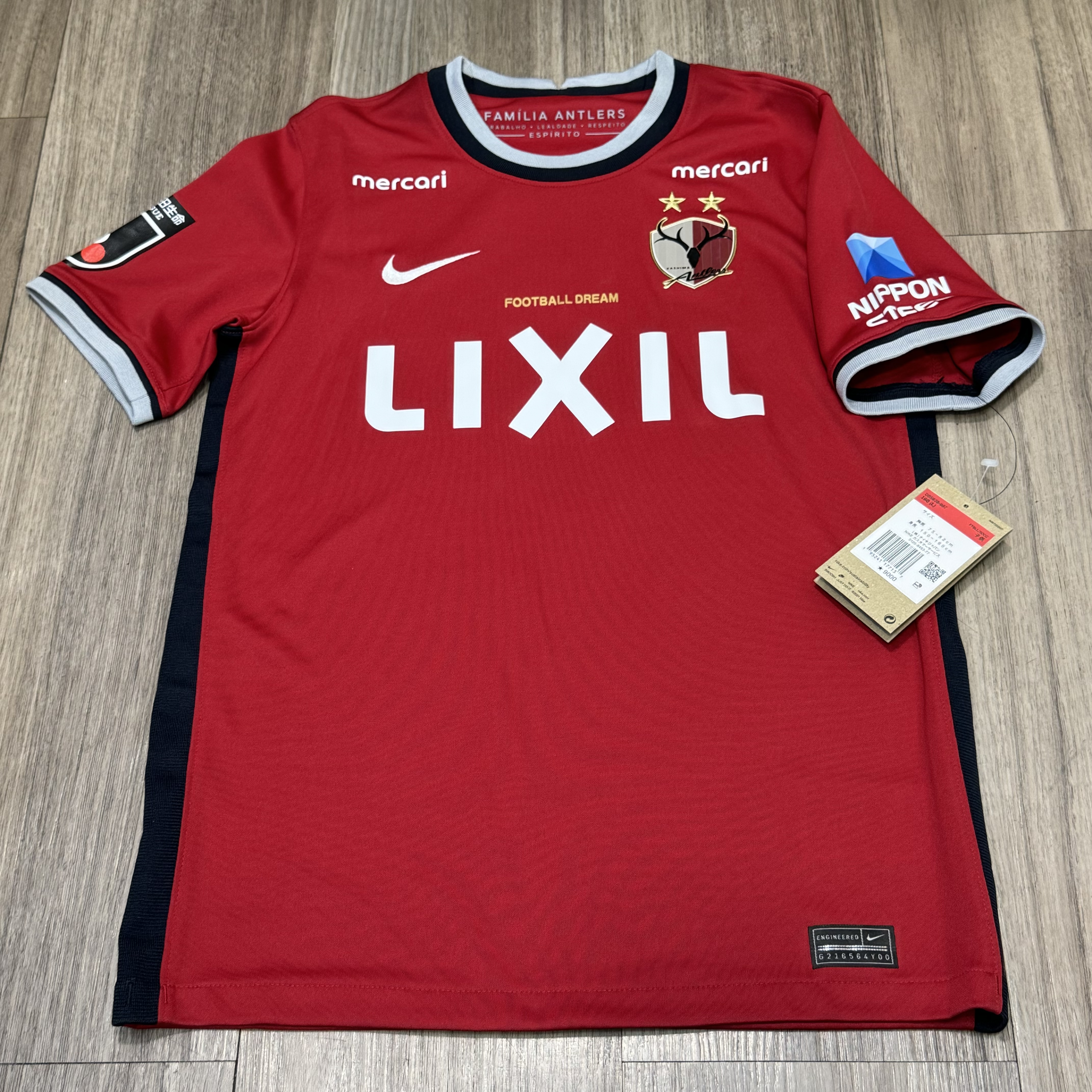 (Youth size)Kashima Antlers 2022 home shirt (Bnwt)