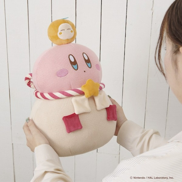 🌸 【預訂】Kirby 針織餅鏡公仔 - 星之卡比 新品