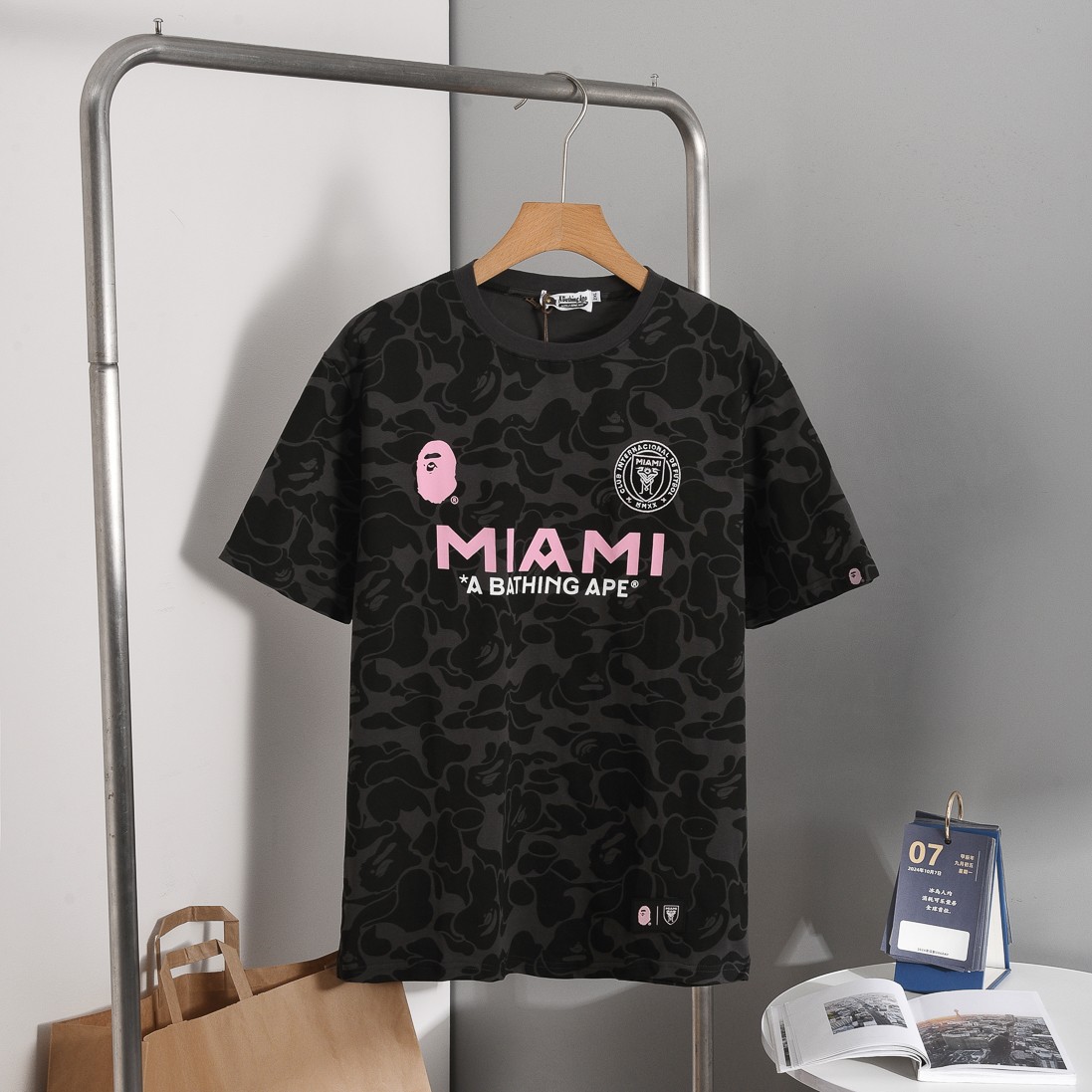 BAPE x Inter Miami CF Camo Tee
