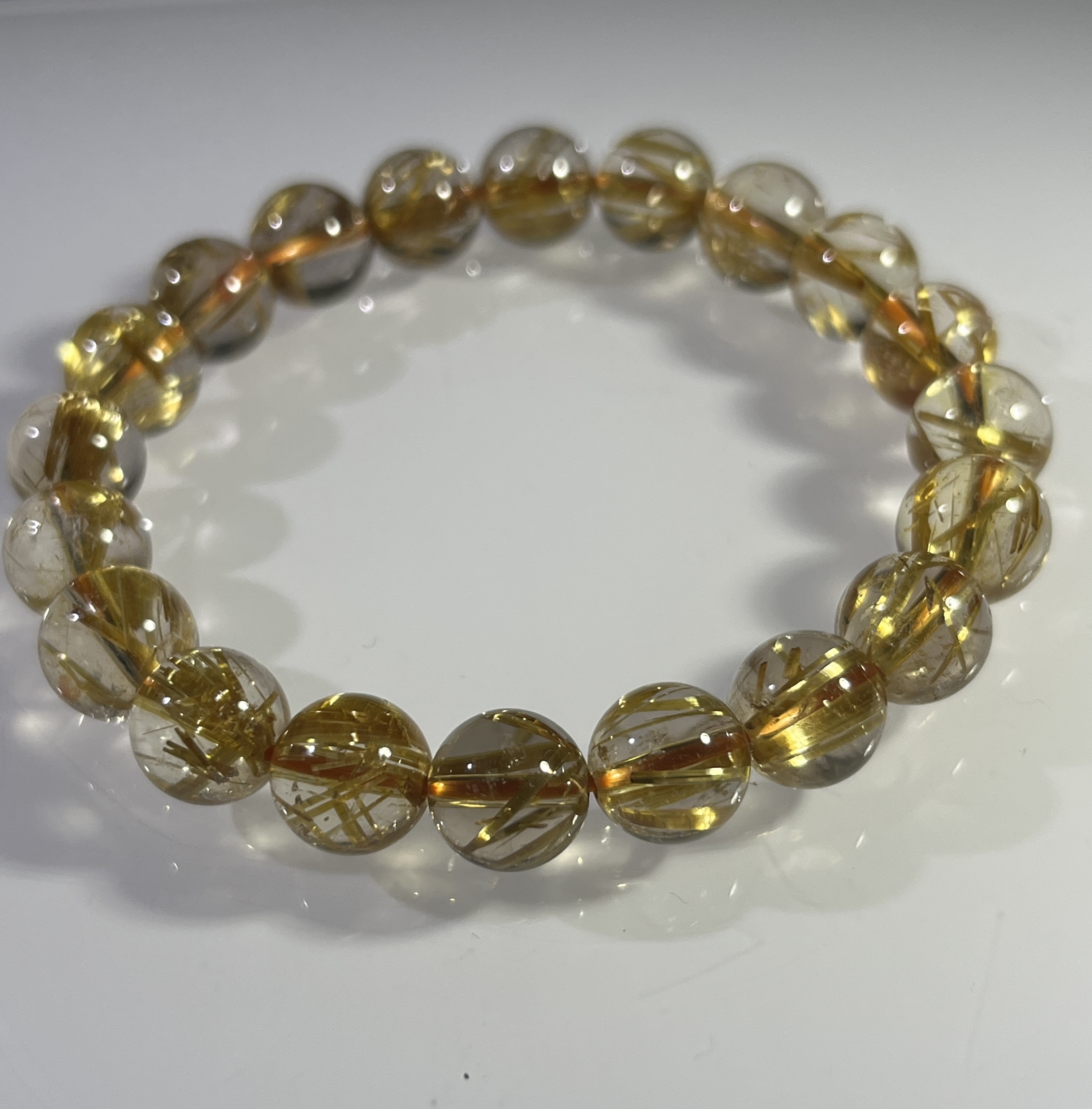 高品質冰透體金鈦晶 9m+