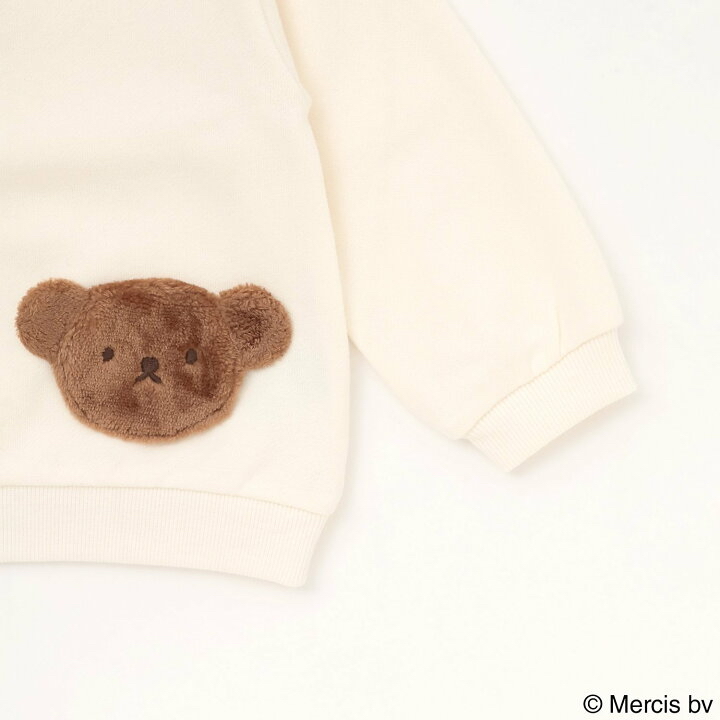 🇯🇵預訂 日本直送🇯🇵Petit Main x Miffy四色人物毛毛貼花衛衣