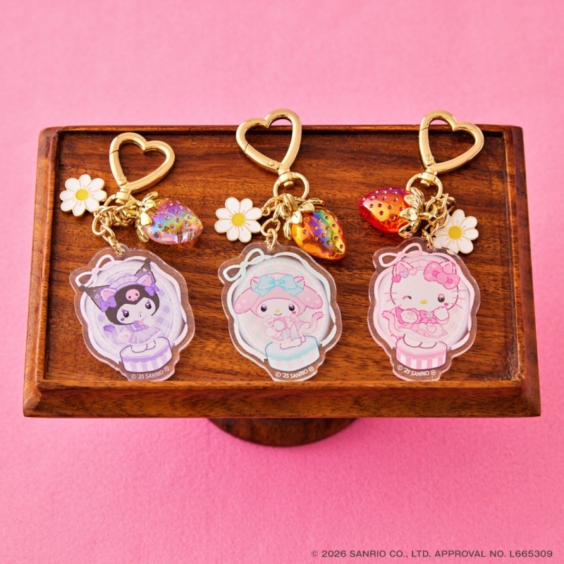 日本預訂📍日本雜誌Sanrio串串款鎖匙扣盲盒