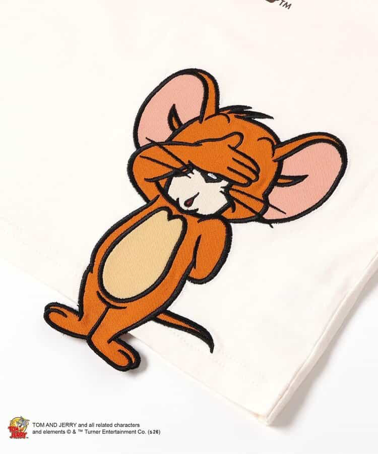🇯🇵預訂 日本直送🇯🇵Apres les cours x Tom & Jerry系列四色人物刺繡貼花拼色短袖T恤