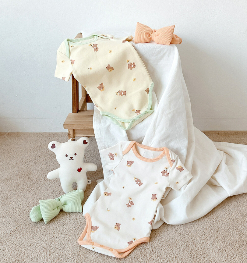 Short Sleeves Lily Bear Suit
