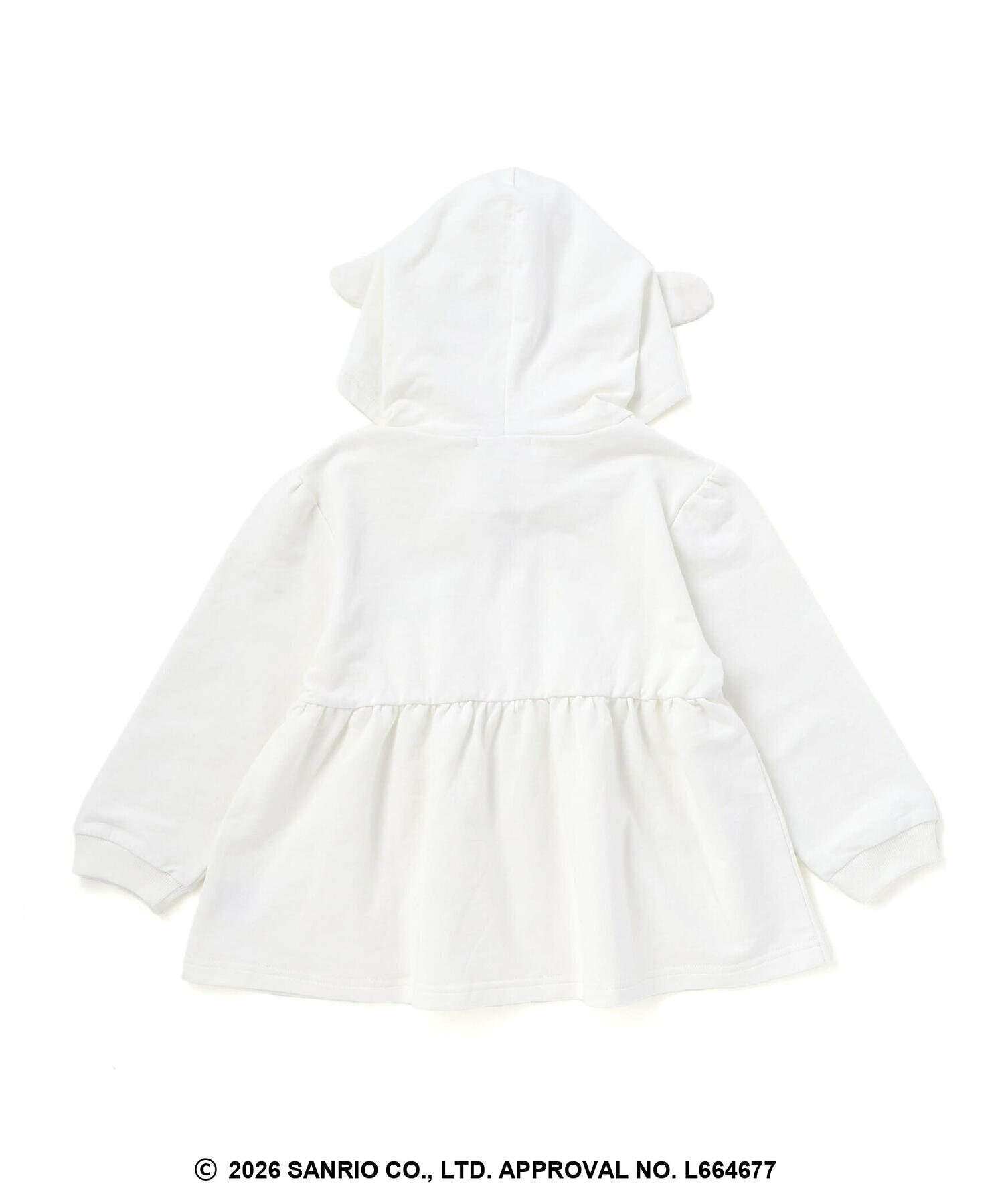 🆕【⭐訂購⭐】🇯🇵日本直送🌀#Sanrio 立體耳朵 摺邊下擺 連帽外套［2款選］🌀 [ELBA-0178][260304]