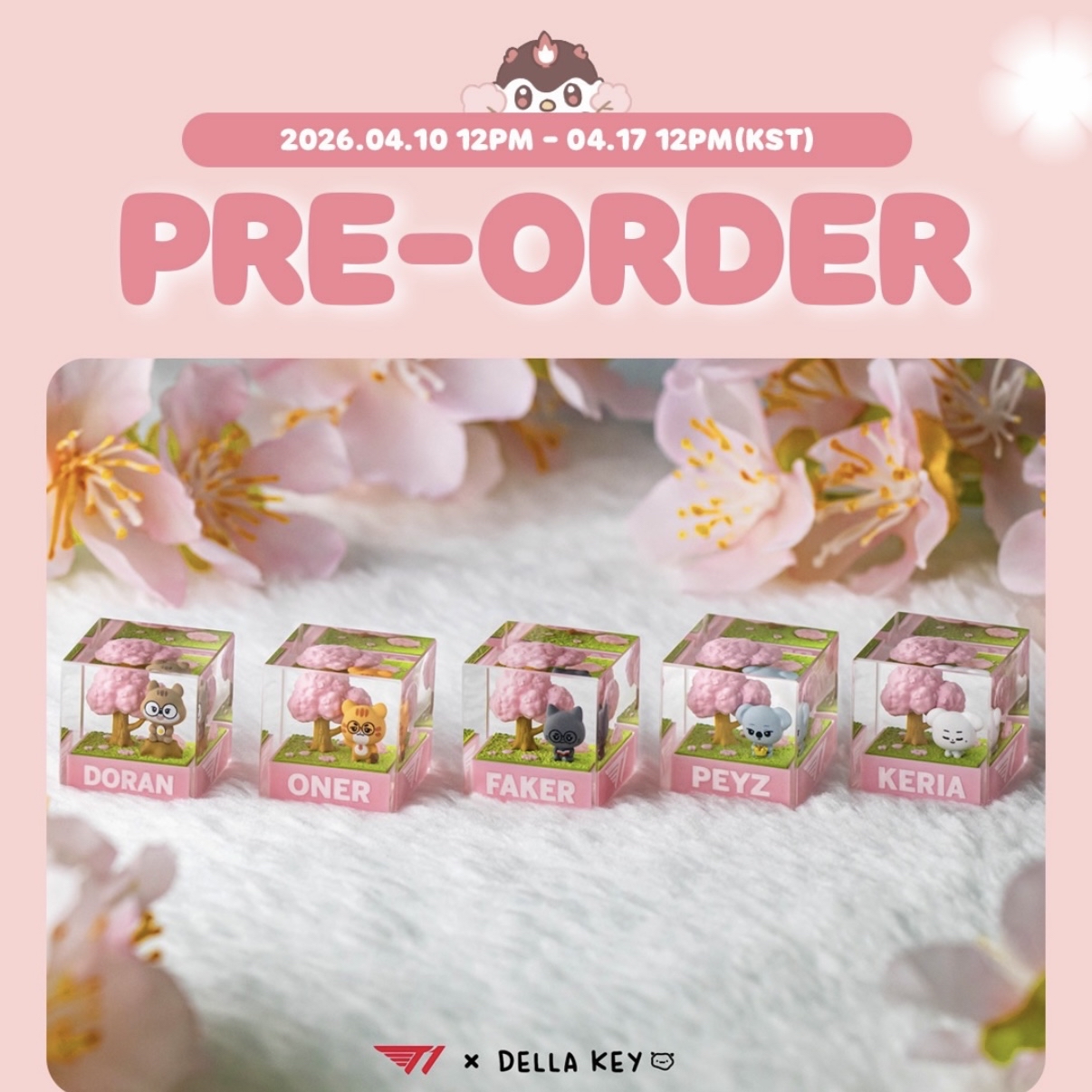 [T1] CHERRY BLOSSOM - ARTISAN KEYCAP