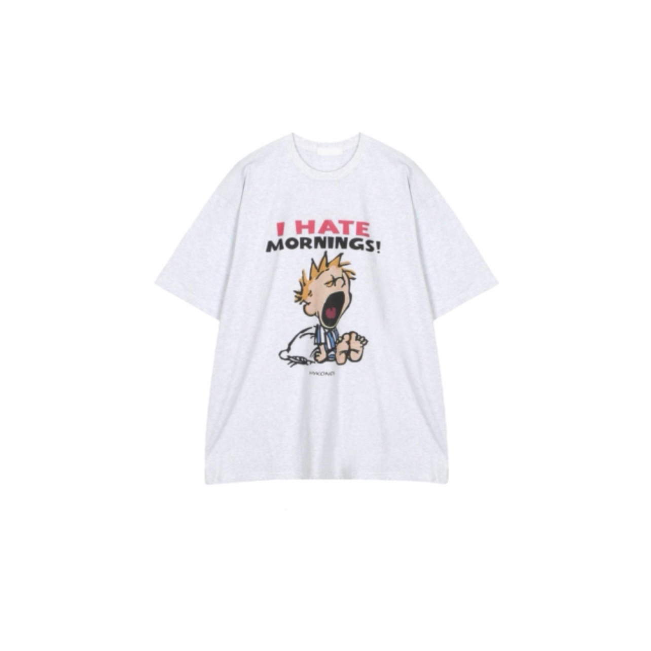 🇰🇷Hate Mornings Tee