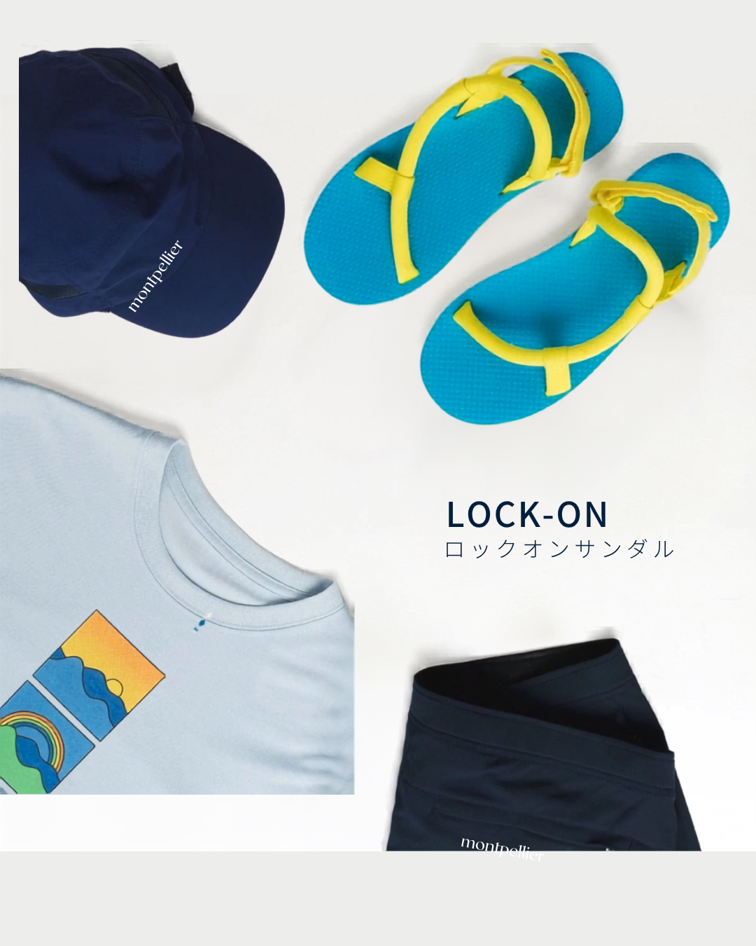 日本代購【 日本直送 montbell Lock-On sandals 超輕量 戶外 休閒 涼鞋 | 拖鞋 | 男女合用 | unisex 】