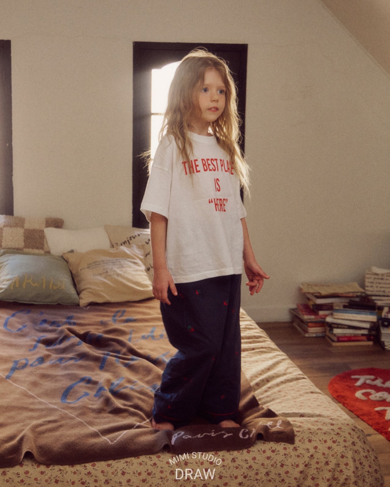 Bymimi | Print Tee (white L105-115/XL115-125)