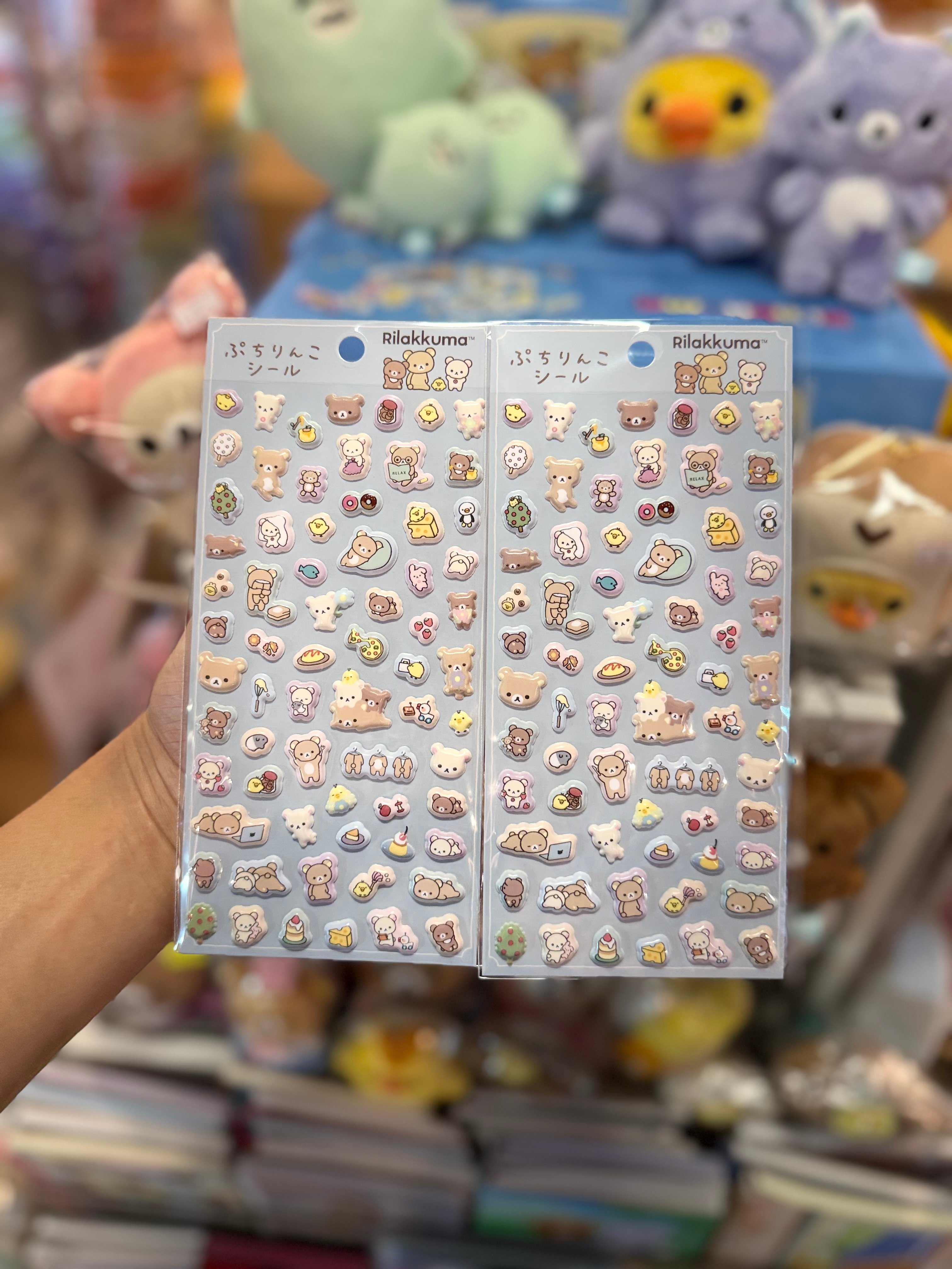 《現貨》全新NEW BASIC rilakkuma 系列立體貼紙