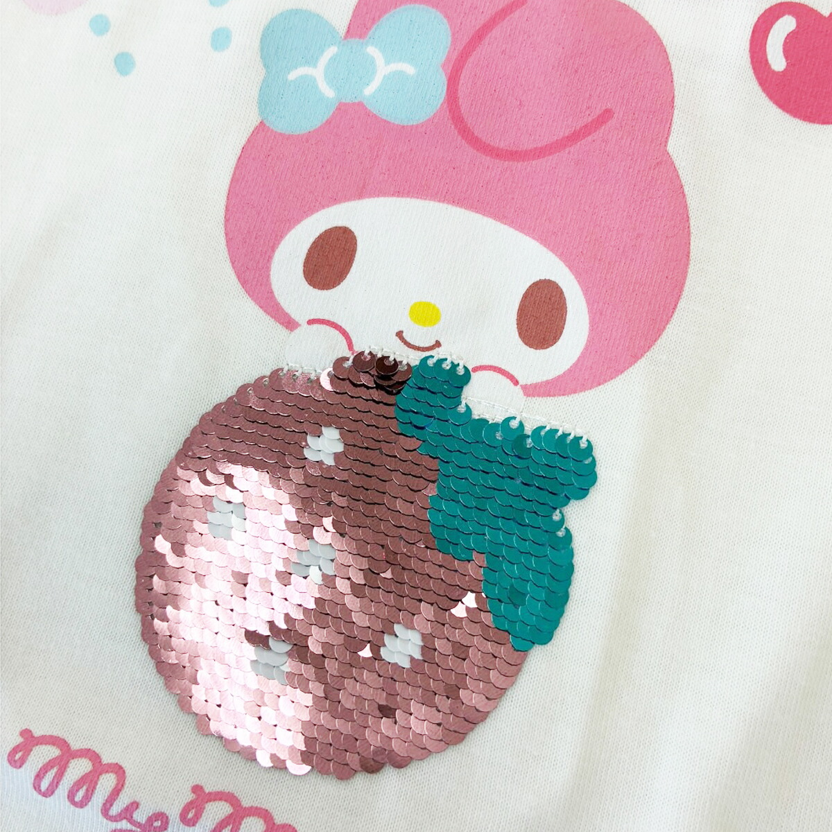 🆕【⭐訂購⭐】🇯🇵日本直送 🌀#Sanrio 閃閃珠片短袖 tee［6款選］ 🌀 [PLFA-0091] [260627]