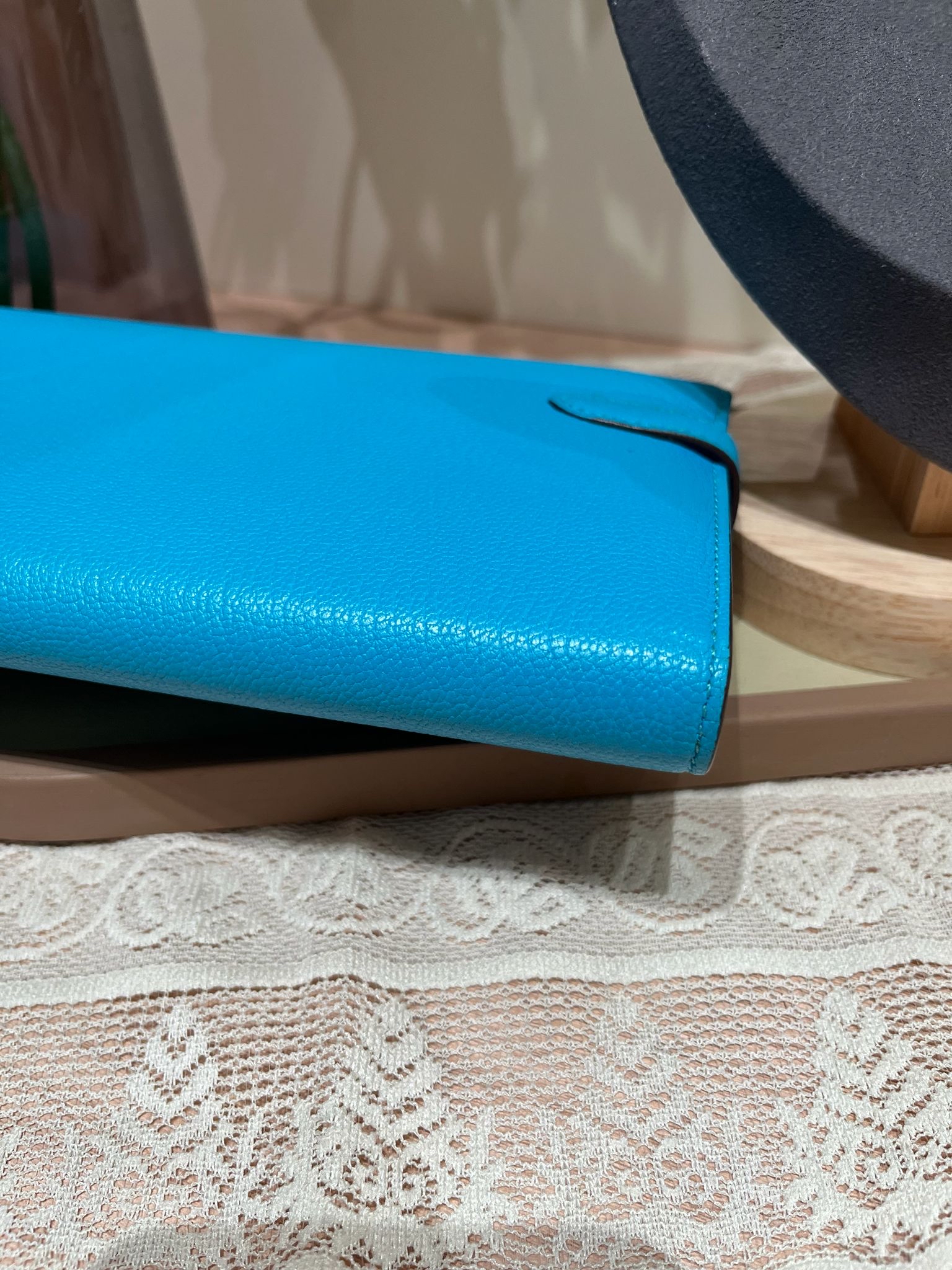 Hermes Kelly Wallet STAMP T 100%Authentic, 98%New ✅Box