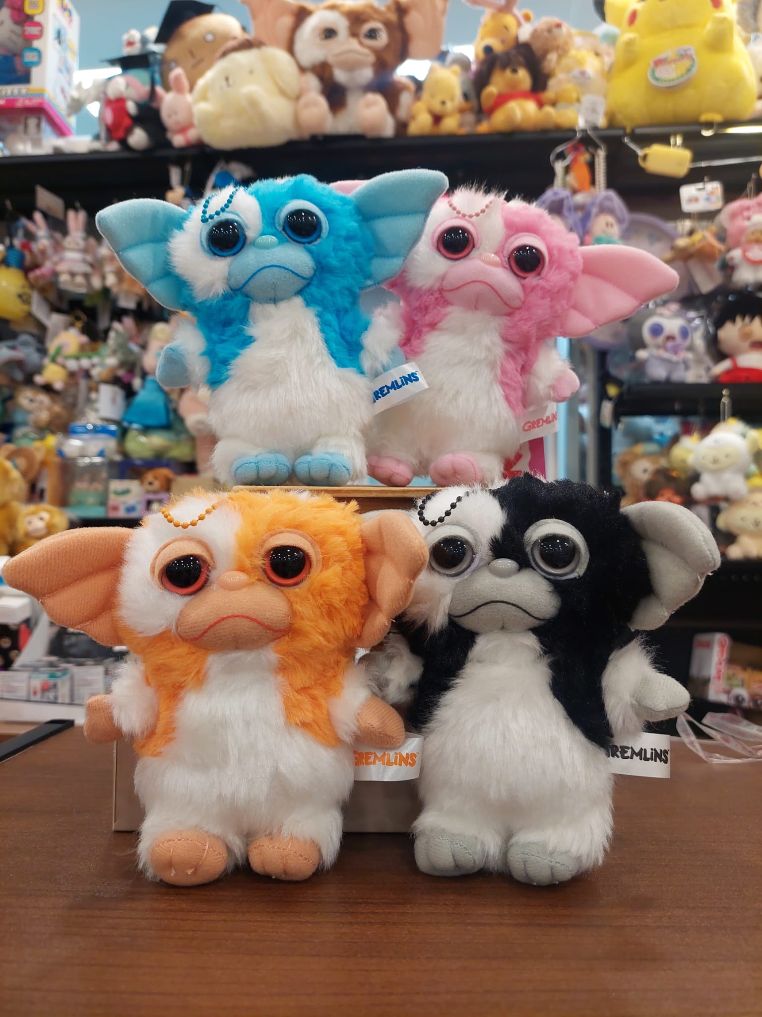 原裝日本 Gremlins 小魔怪 吊飾 公仔女約15cm （四色選）