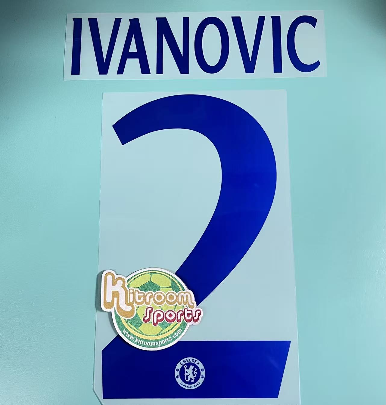 2013-15 Chelsea Away UCL Nameset #2 IVANOVIC
