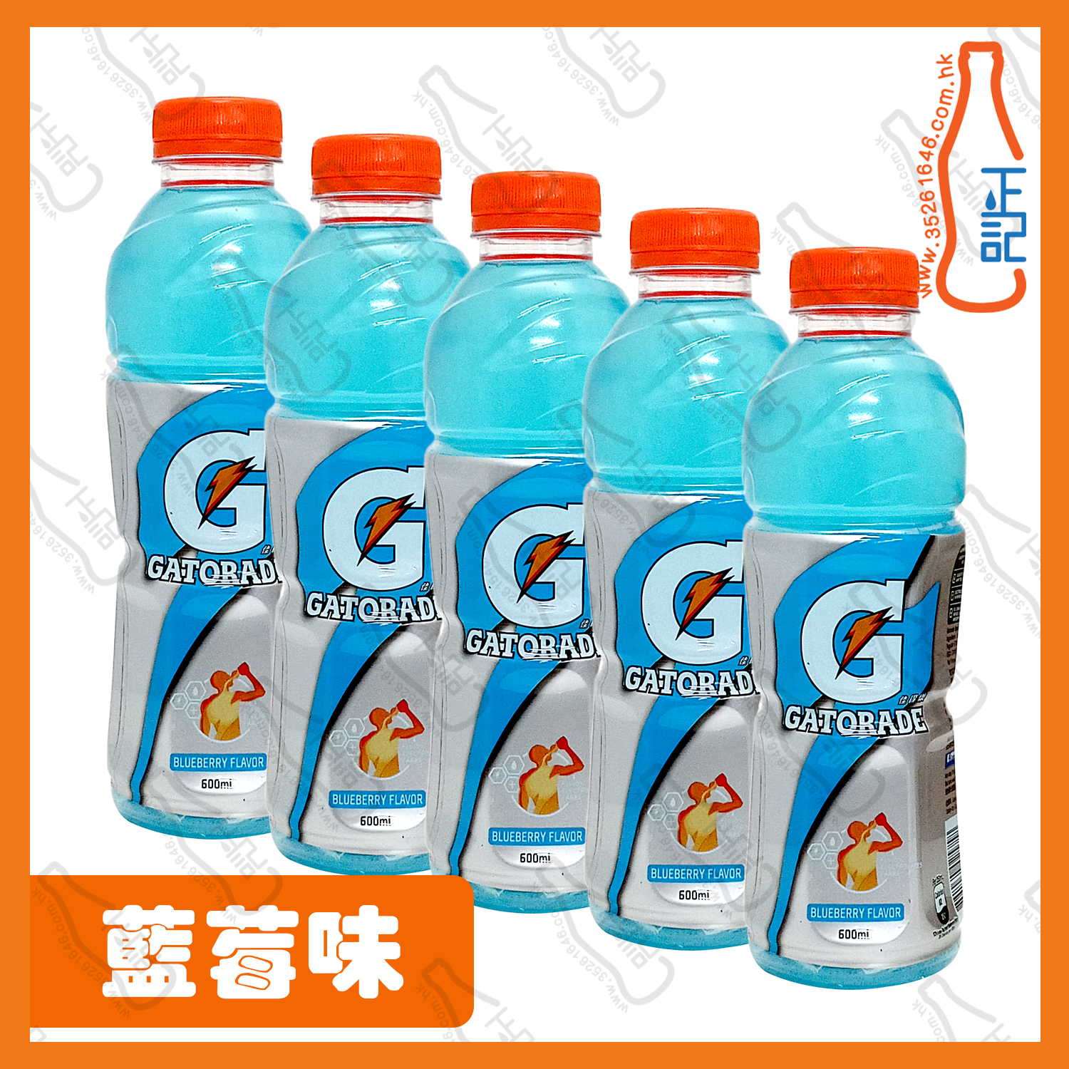 ==佳得樂 藍莓味運動飲品 600ml x 5支 /份