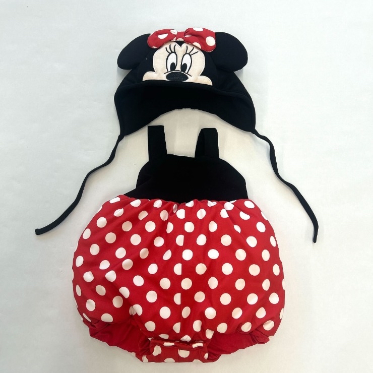 🇯🇵限量預訂 日本直送🇯🇵Just Hug Me系列米妮造型吊帶包屁衣帽子套裝