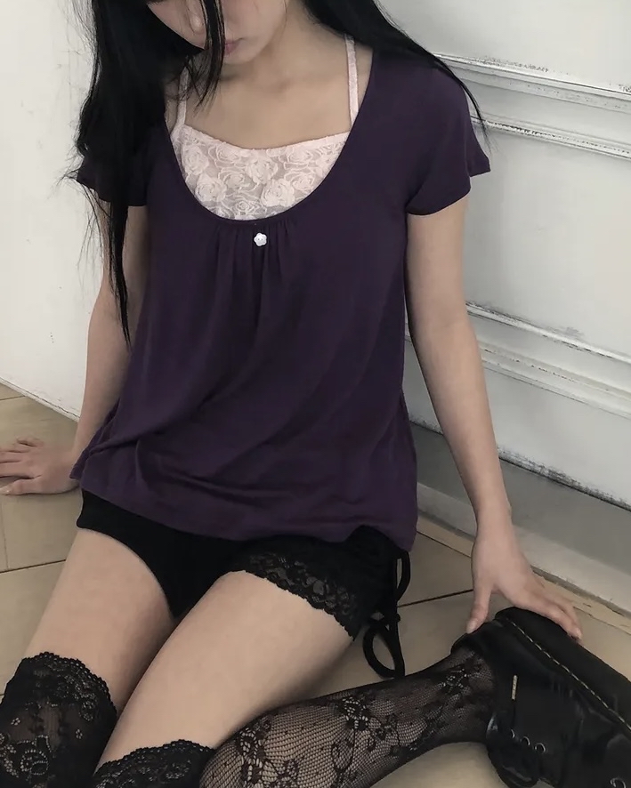 Layer Lace Halter-Neck Top