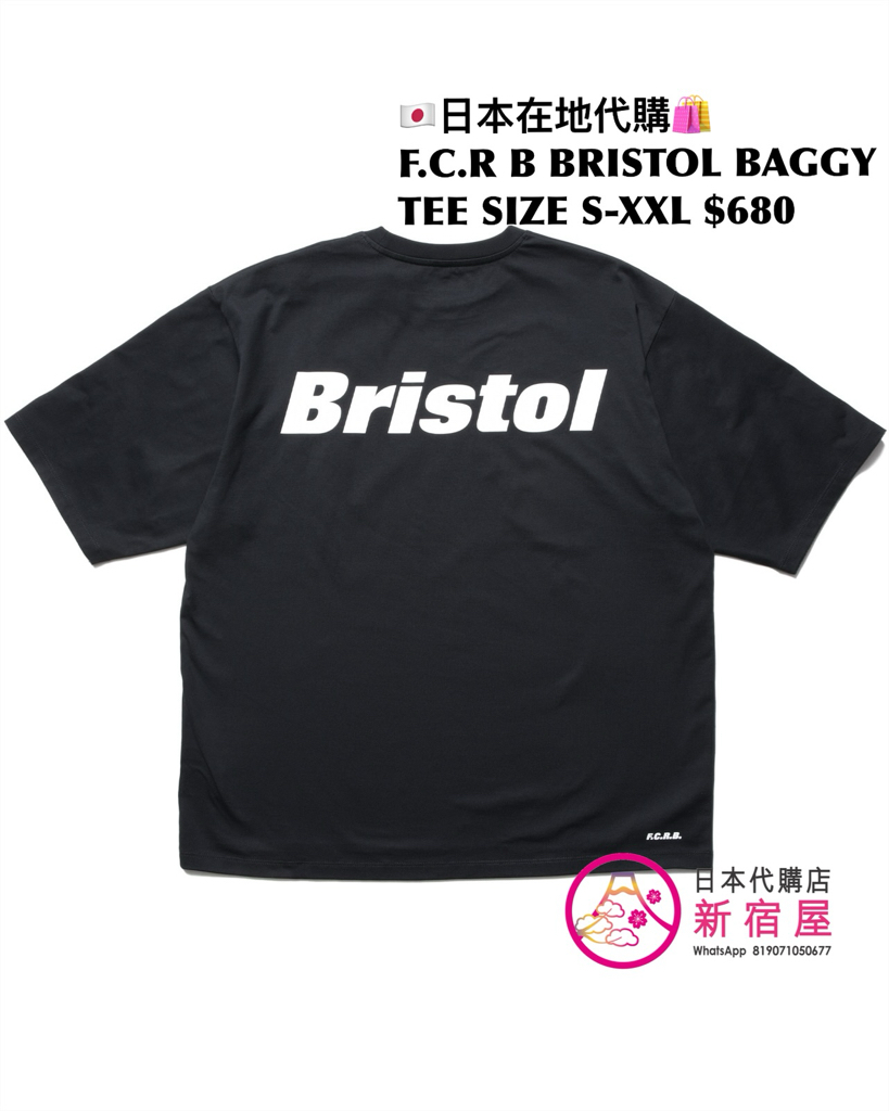 F.C.REAL BRISTOL BRISTOL BAGGY TEE/ ORIGIN POCKET TEE