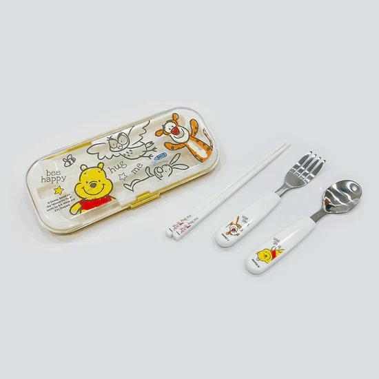 Disney 兒童餐具套裝連收納盒