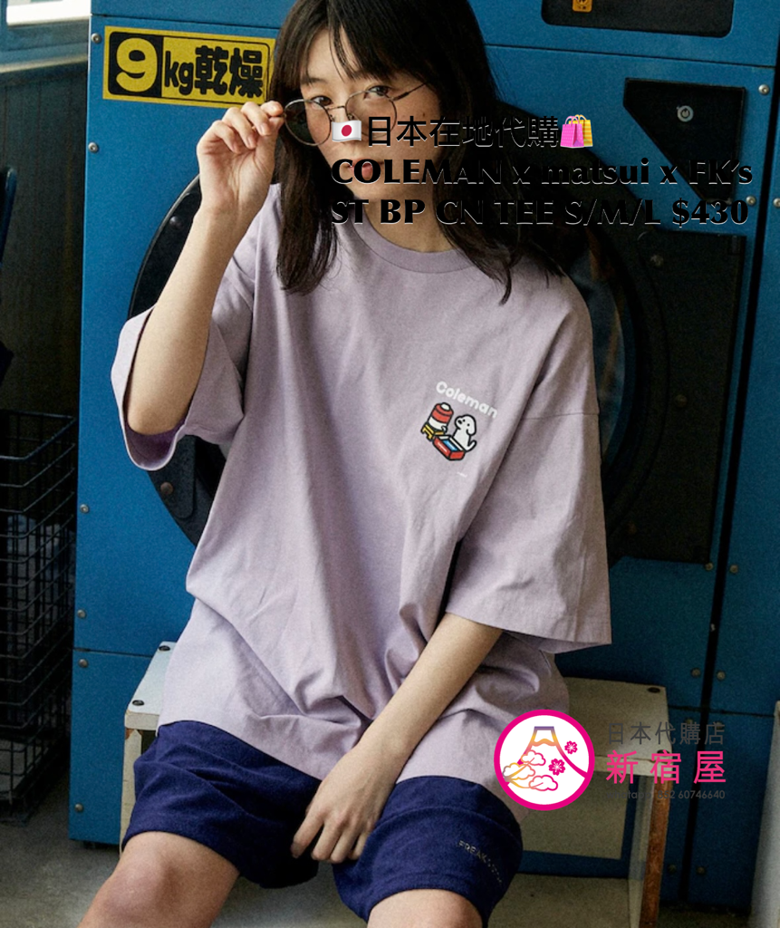 COLEMAN x matsui x FREAK’S STORE 別注 BACK PRINT CREW NECK T-SHIRT 