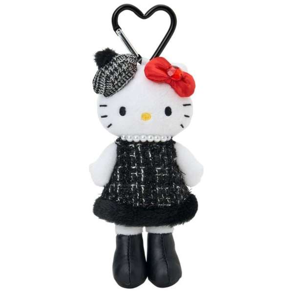 現貨｜Sanrio Hello Kitty 長腿 日版 毛公仔 吊飾 掛件 連心形扣 (KT55-14)