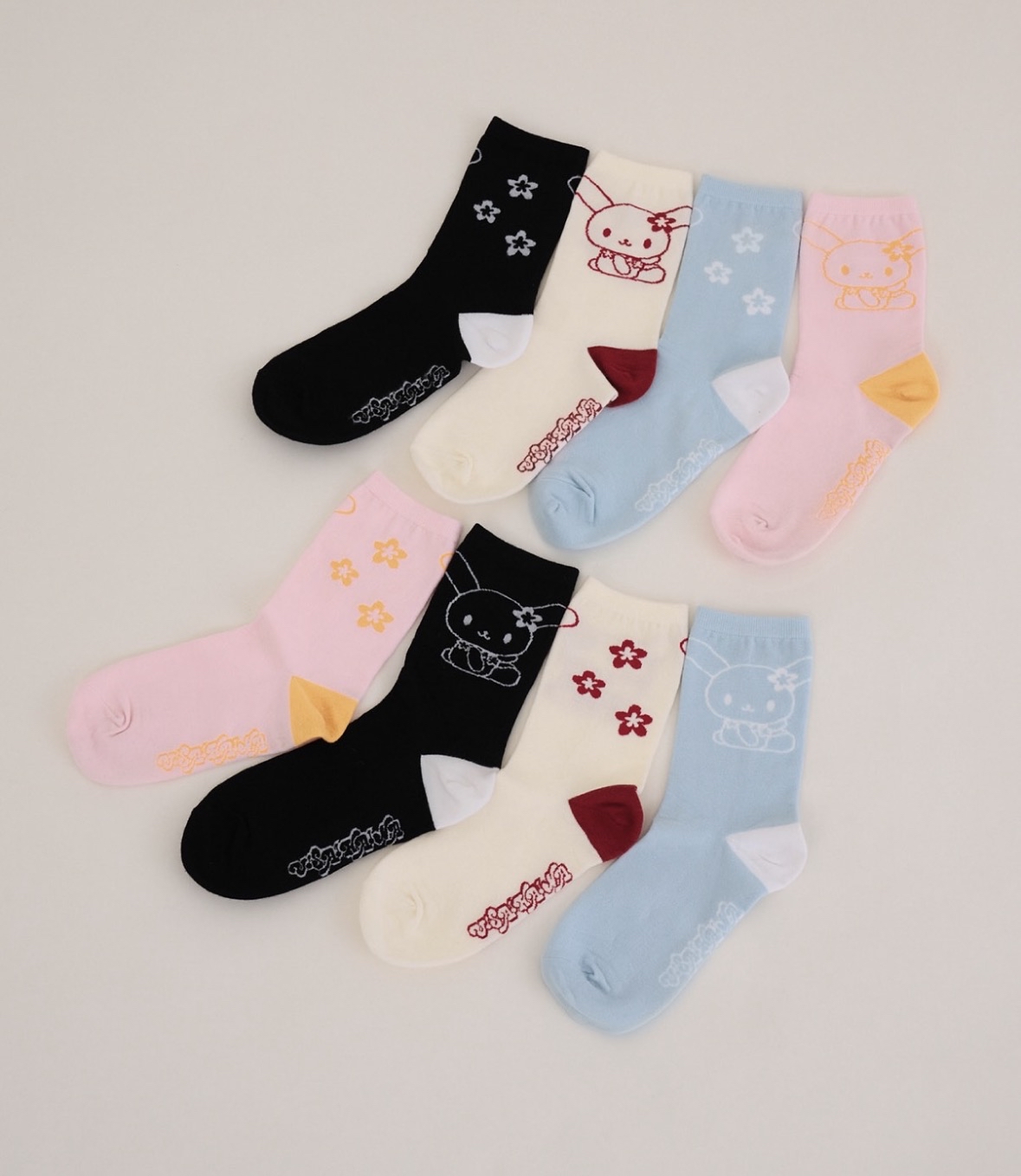 近期預訂｜usahana聯乘系列襪（3色入）