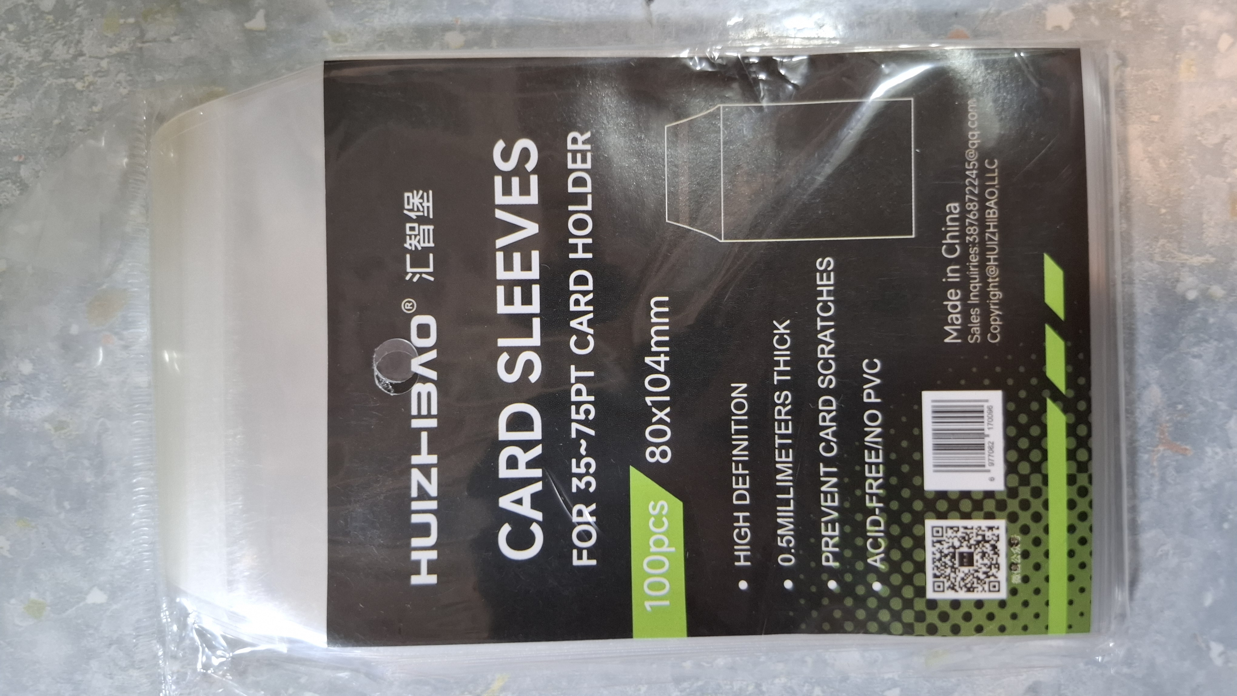 HUIZHBAO 卡夾套 100張