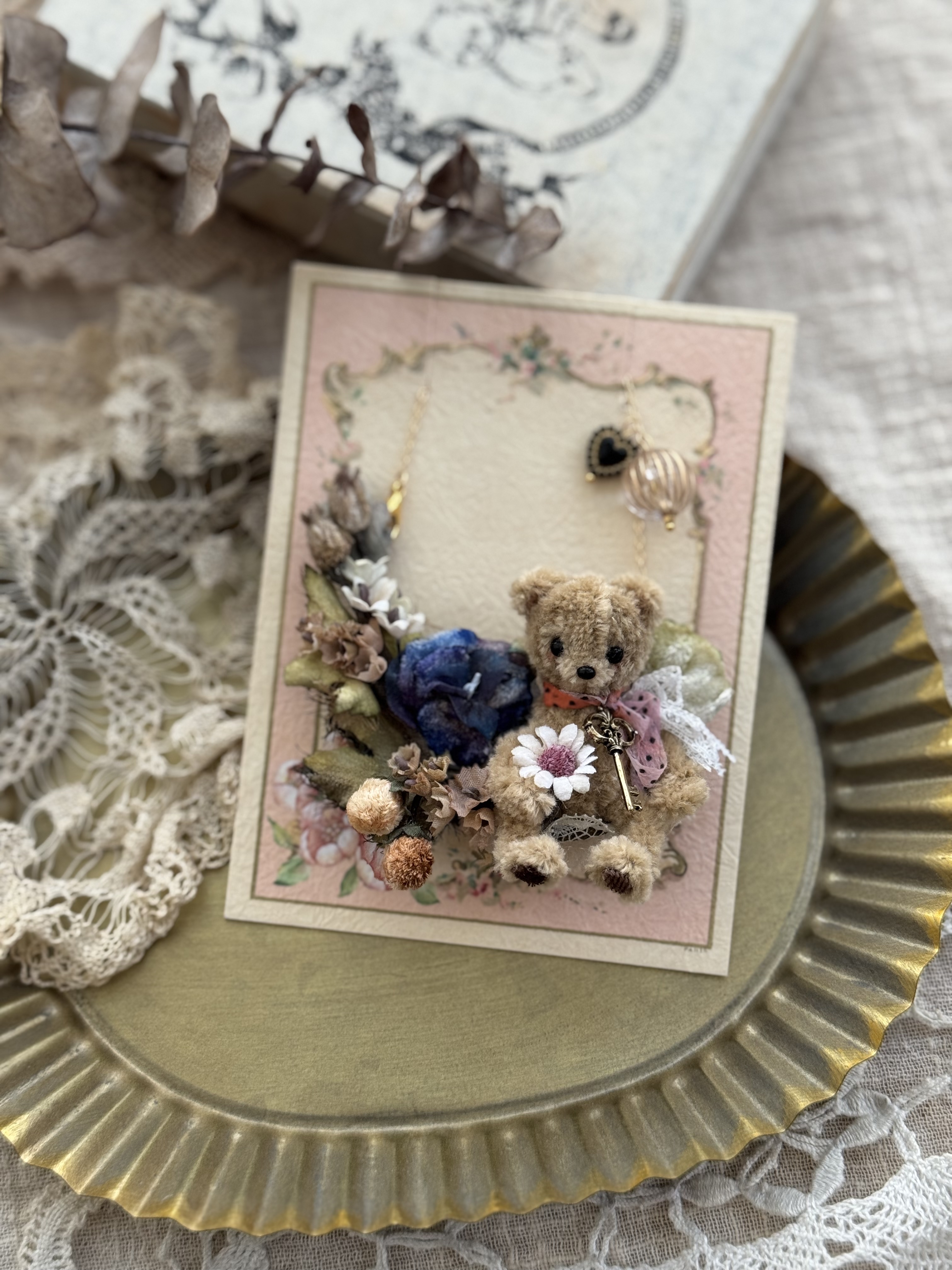 Lilly Bloom x Miss Summer 布花小熊多用途飾品