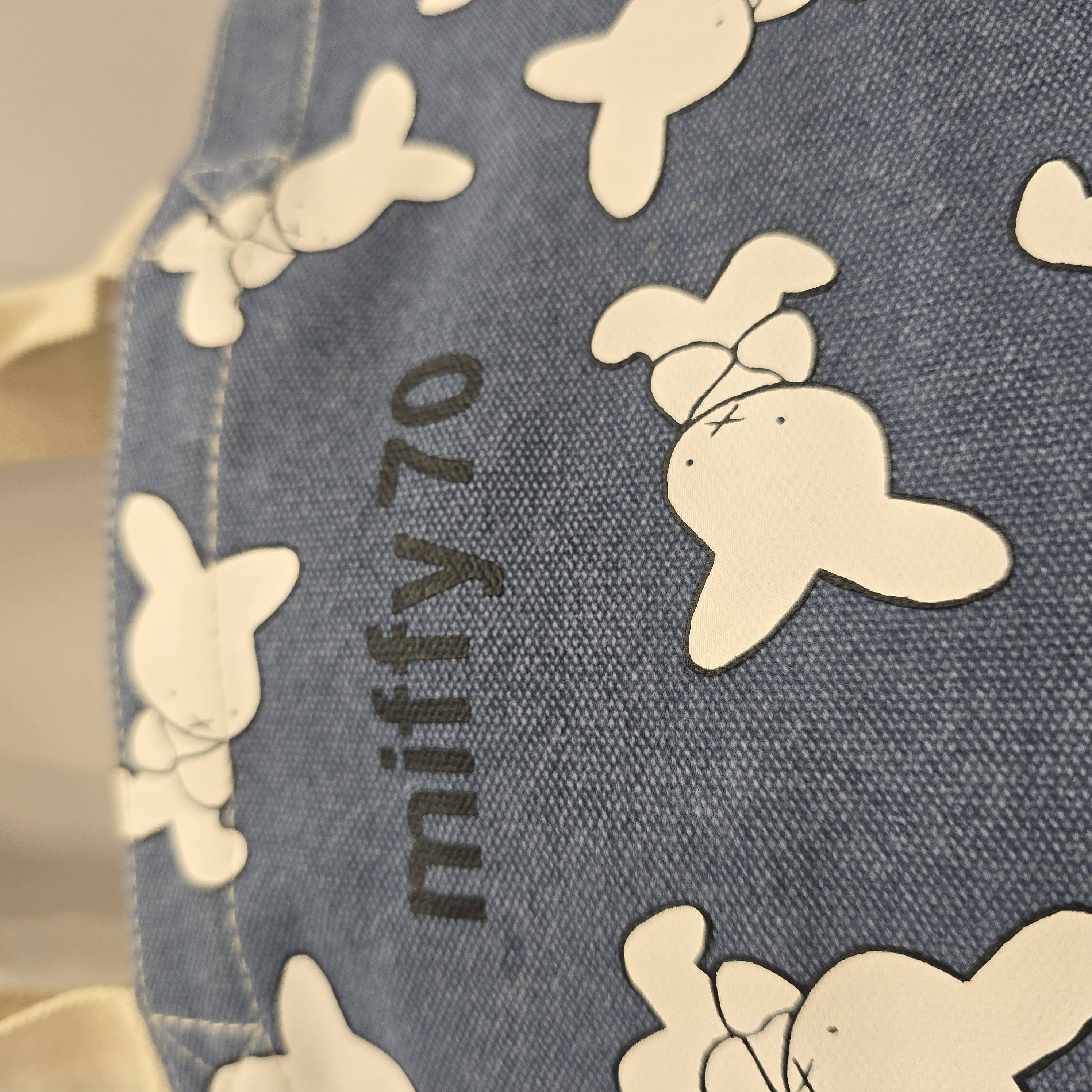 miffy 70th 手挽布袋 牛仔 344-2620