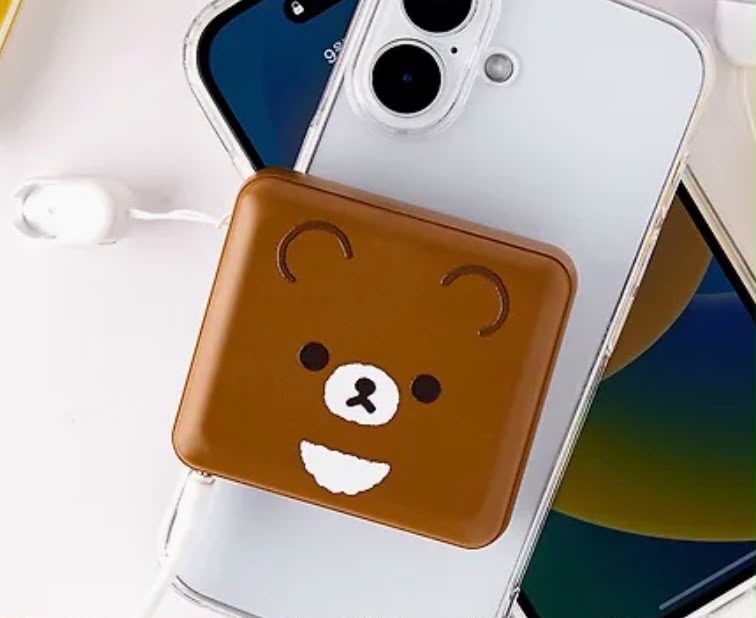 RK 韓國版鬆弛熊外置快充充電器（全4款）大容量10000mAh